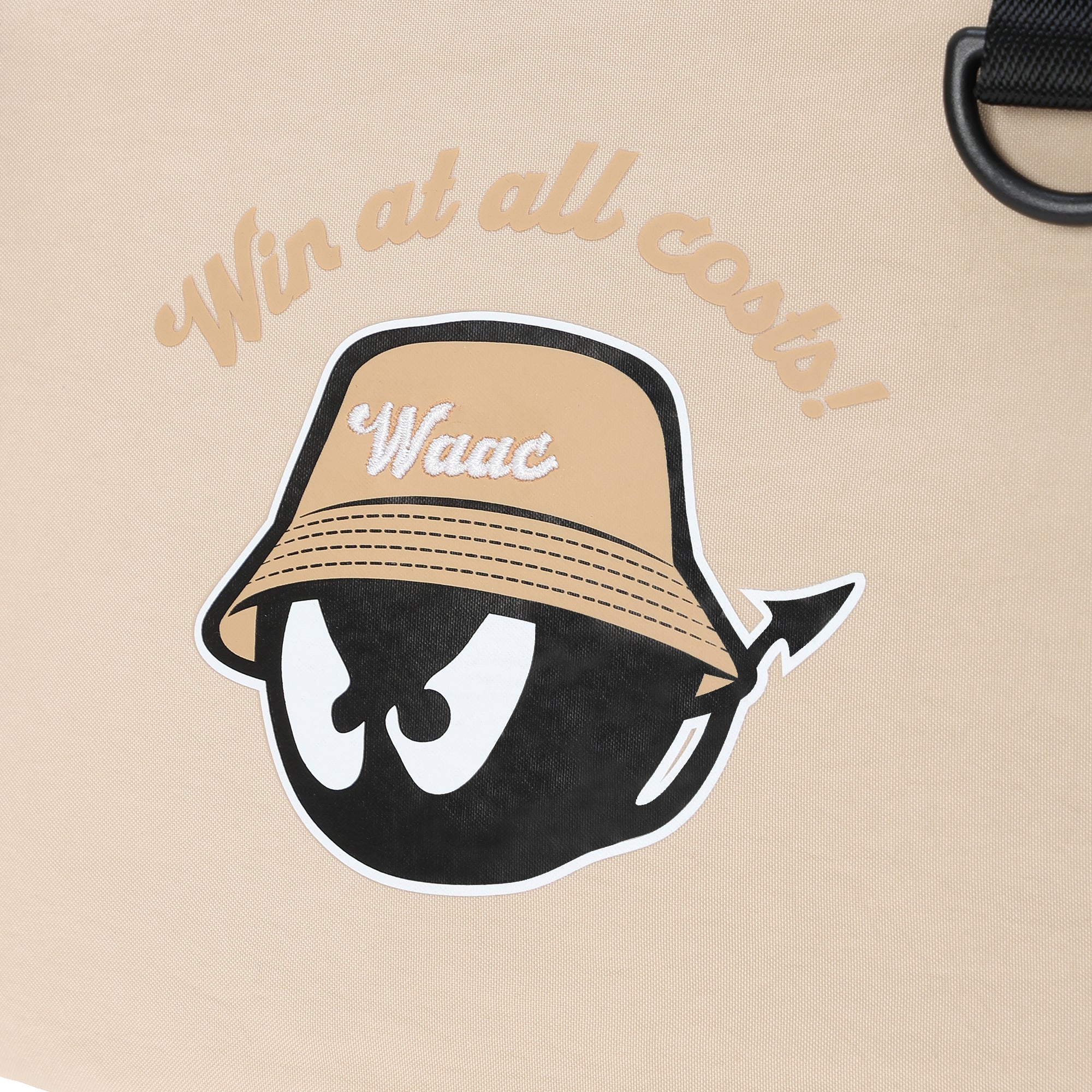 【25SS 新作】UNISEX WAACKYカートバッグ ブラック