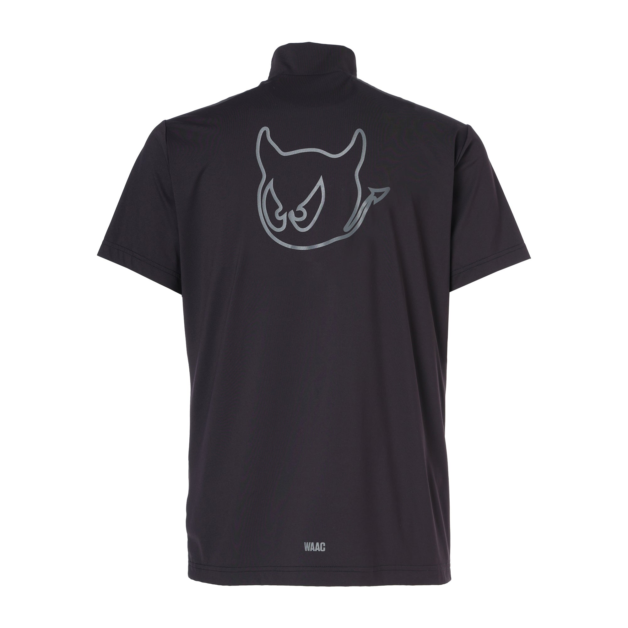 【25SS 新作】MEN アウトラインWAACKYモックネック ブラック