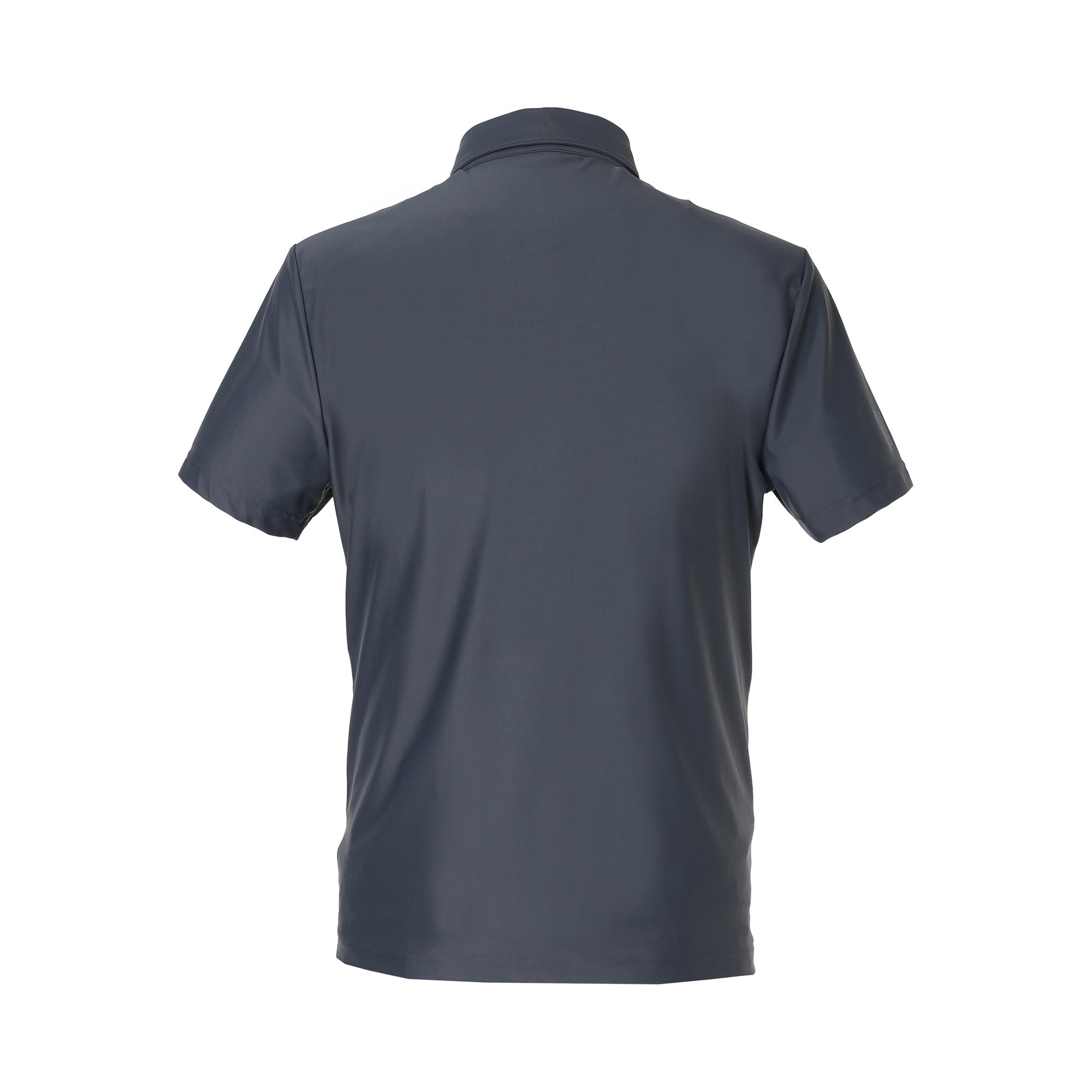 MEN ESSENTIAL ECO NYLON ポロシャツ チャコール