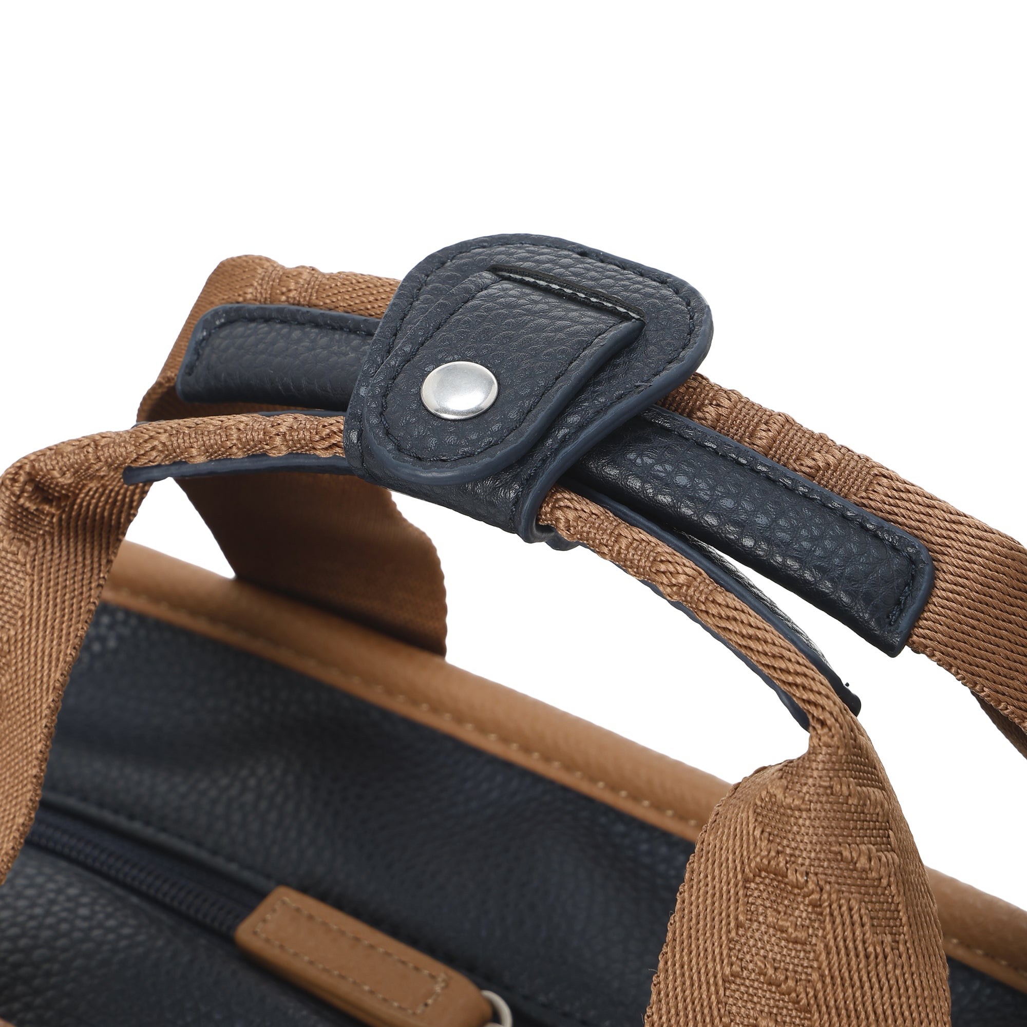 Grainy Synthetic Leather カートバッグ ネイビー