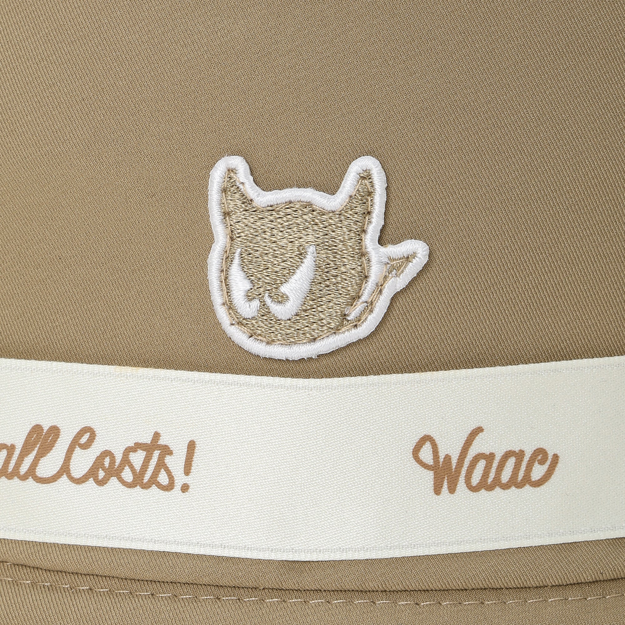 UNISEX リボンバケットハット ベージュ