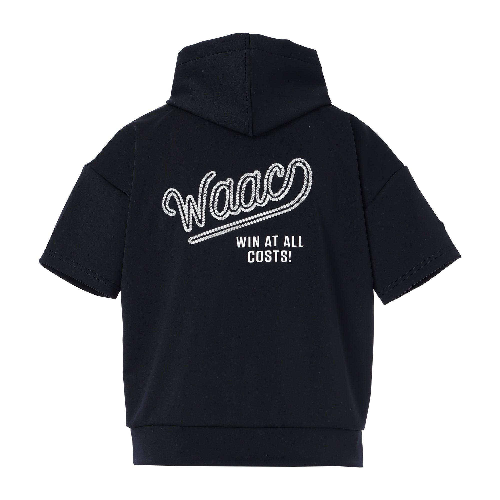 WOMEN バックロゴ ダンボールニットフーディー ネイビー