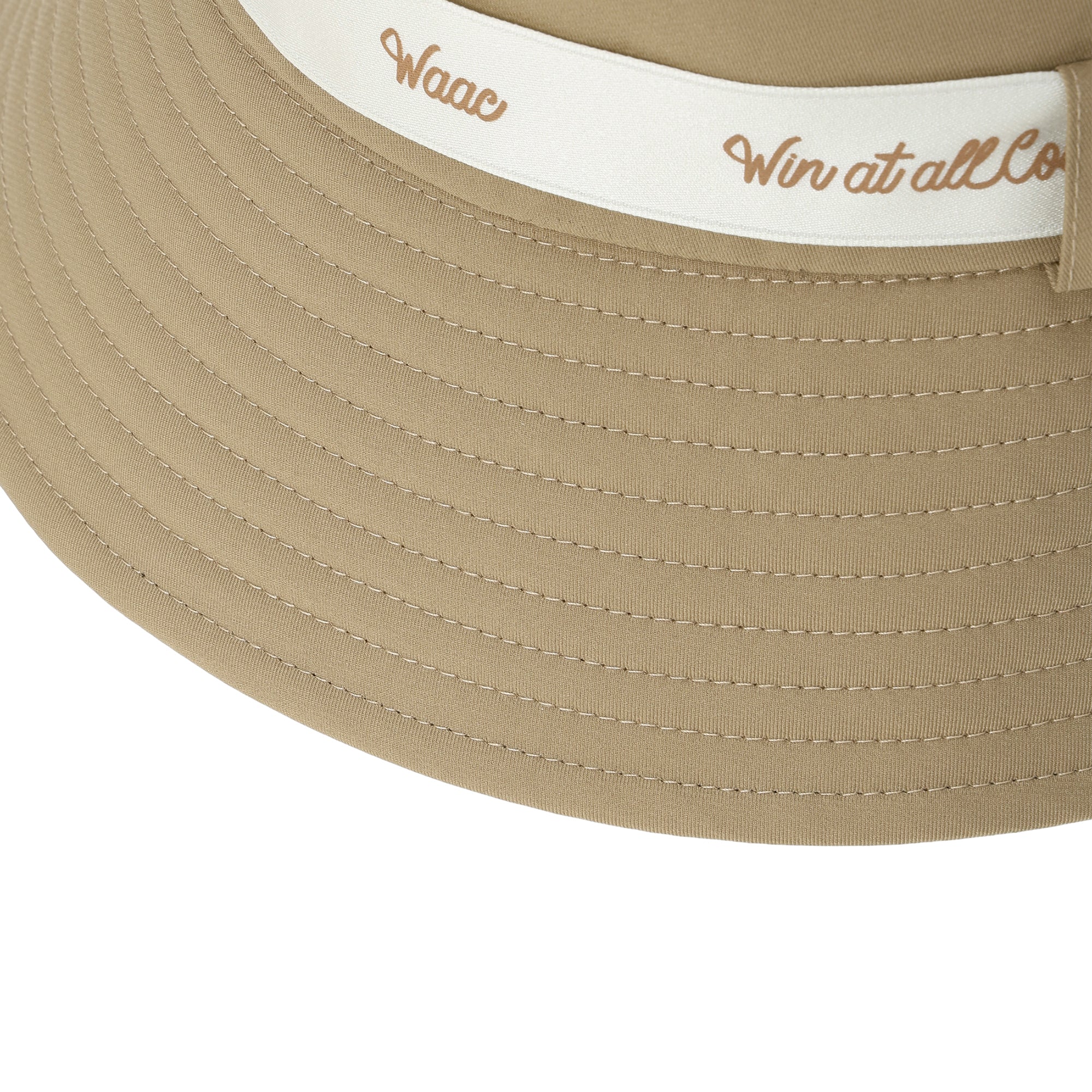 UNISEX リボンバケットハット ベージュ