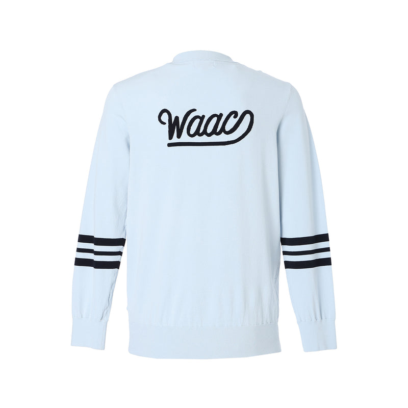 MEN ドライタッチ サマーニットプルオーバー ライトブルー