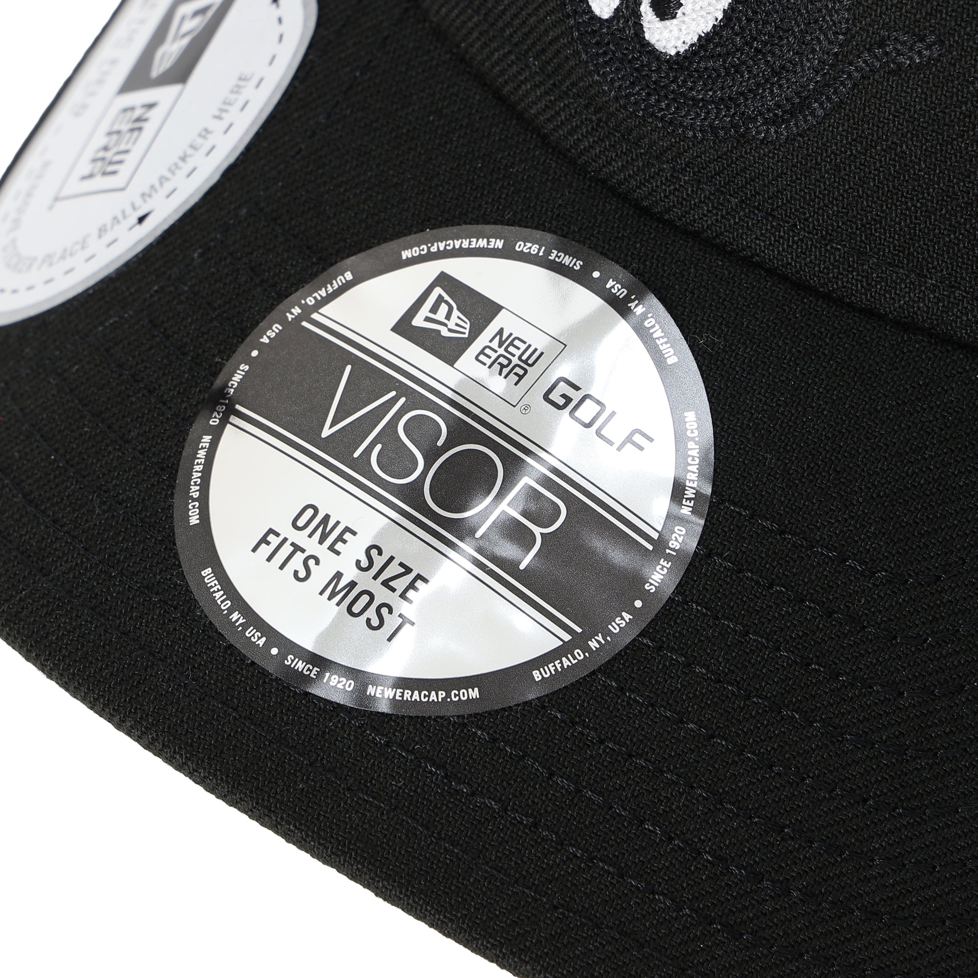 UNISEX NEW ERA×WAAC マーカー付きバイザー ホワイト