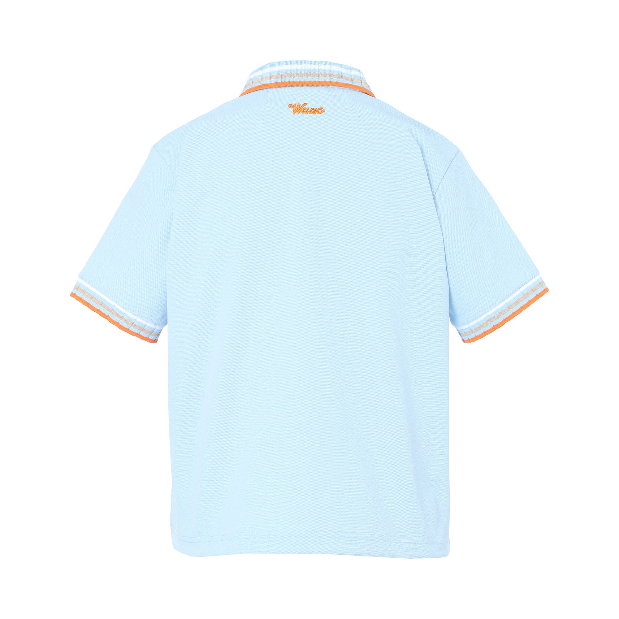 WOMEN ルーズフィットポロシャツ ライトブルー