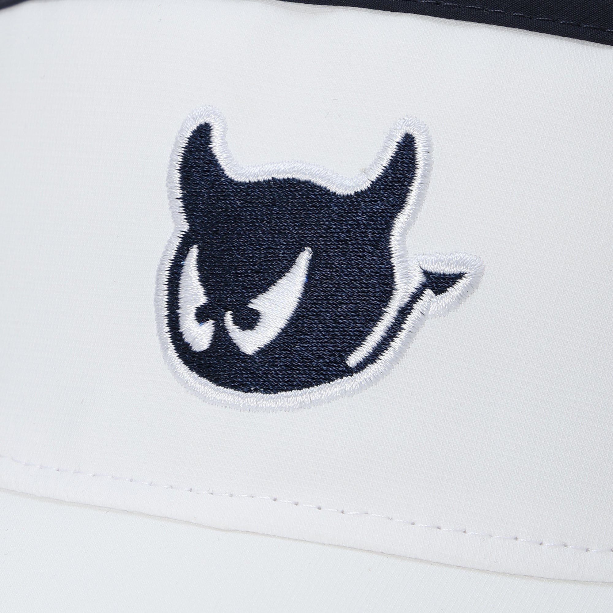 UNISEX リボン付きバイザー ライトブルー