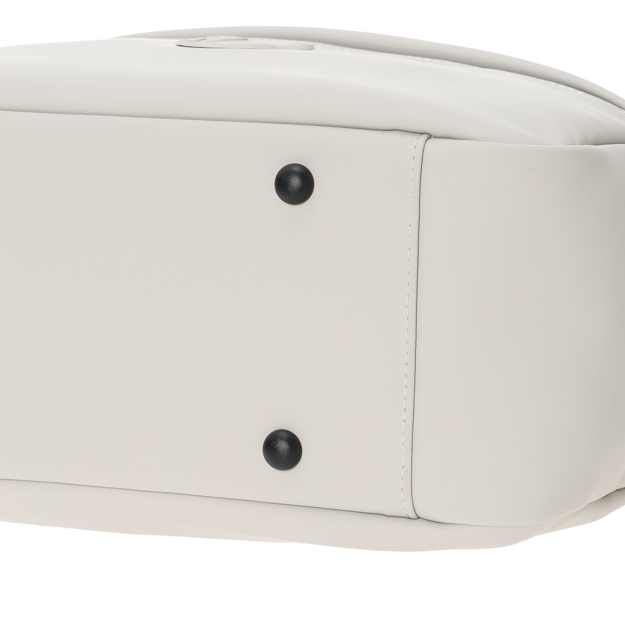 UNISEX MATTE FAUX LEATHER カートバッグ ブラック