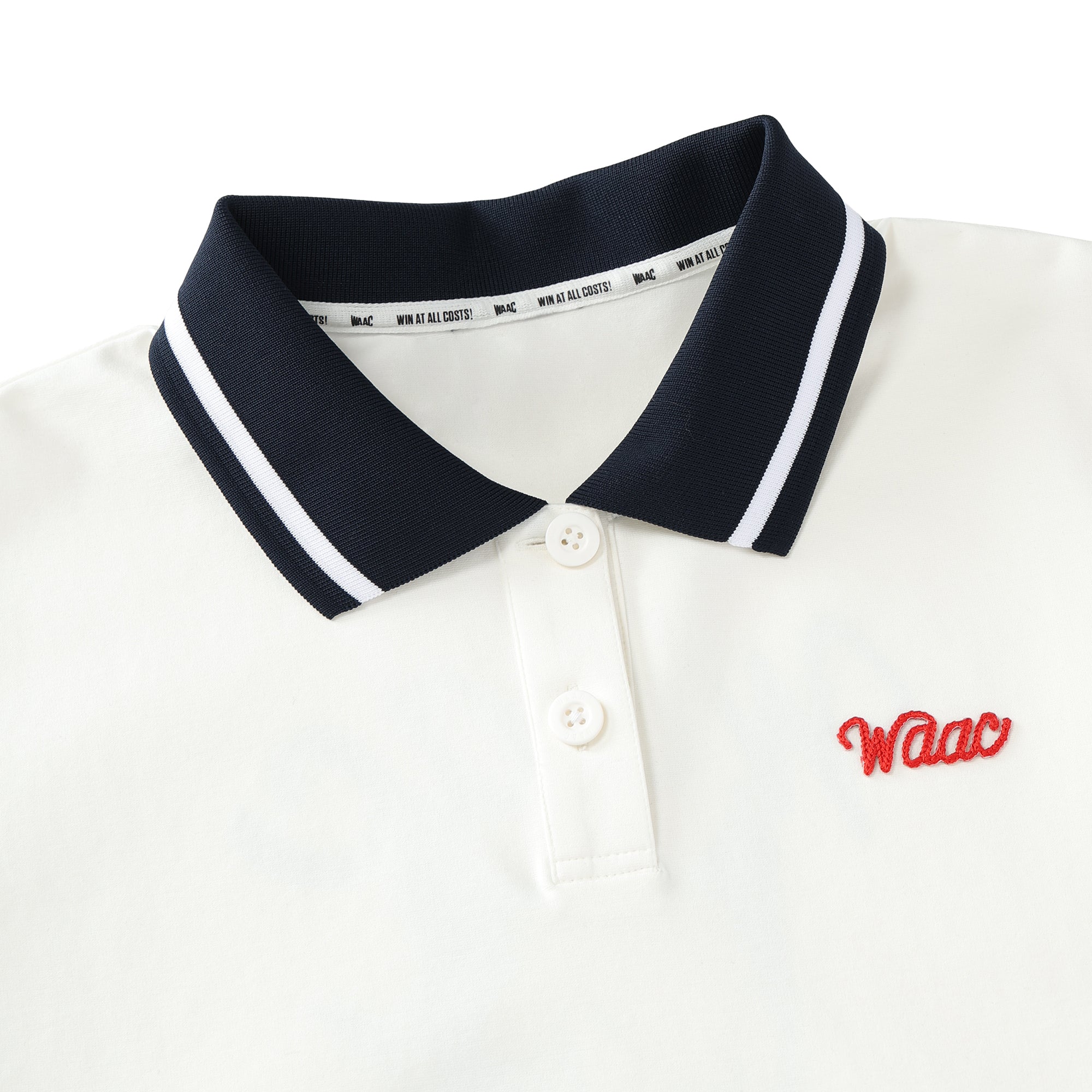 WOMEN ライトストレッチポンチ ポロシャツ ホワイト