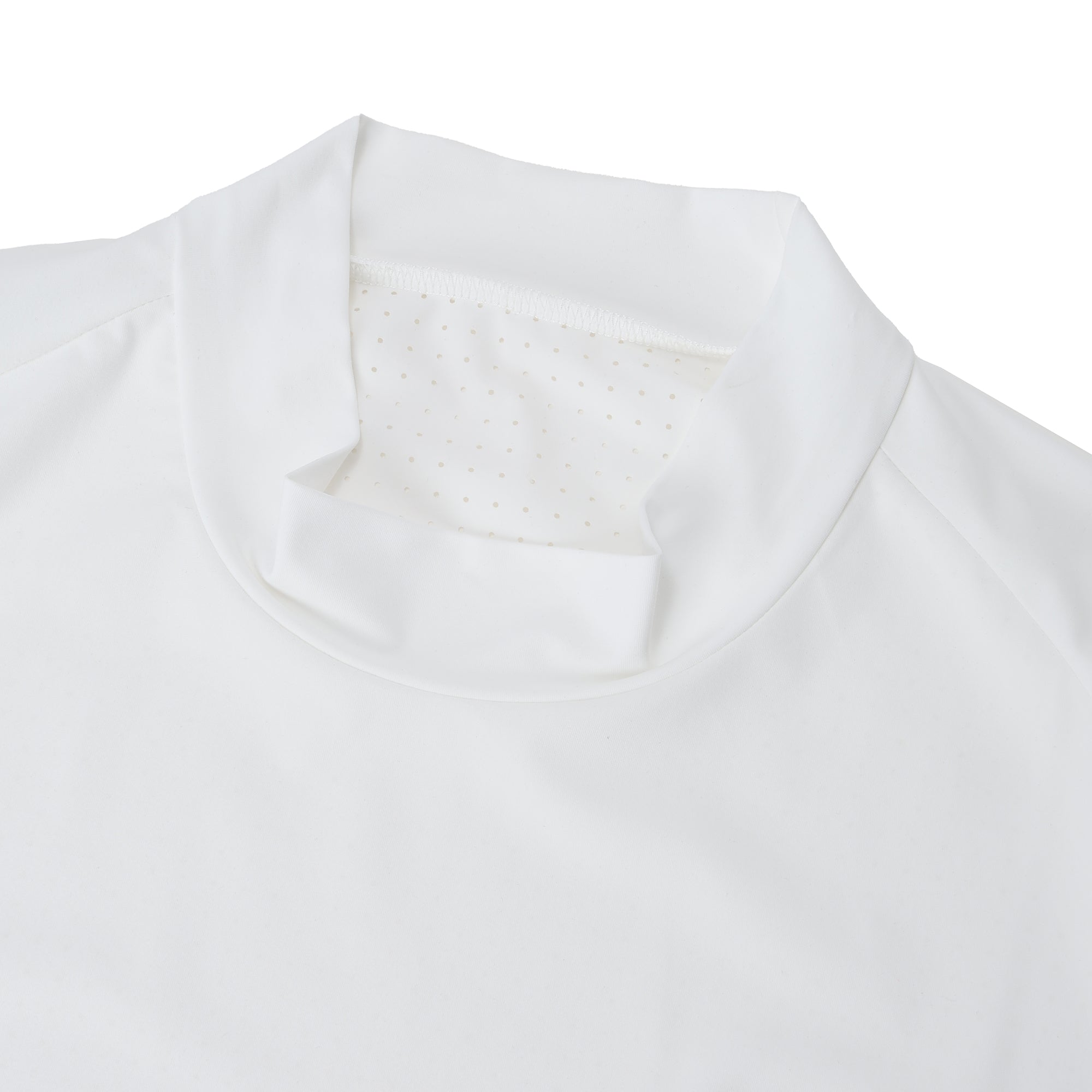 【25SS 新作】MEN EUROJERSEYパンチングモックネック ブラック