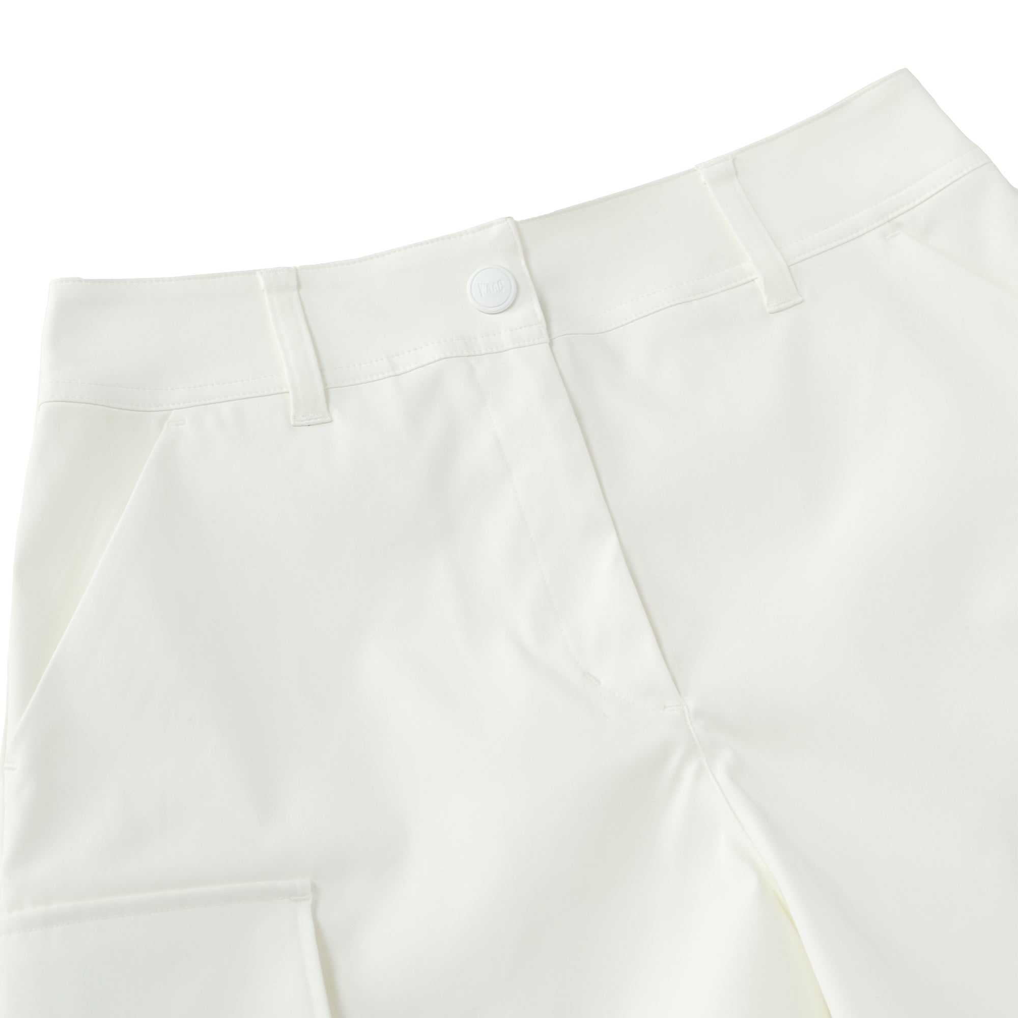 【25SS 新作】WOMEN スパンライクカーゴショートパンツ ベージュ