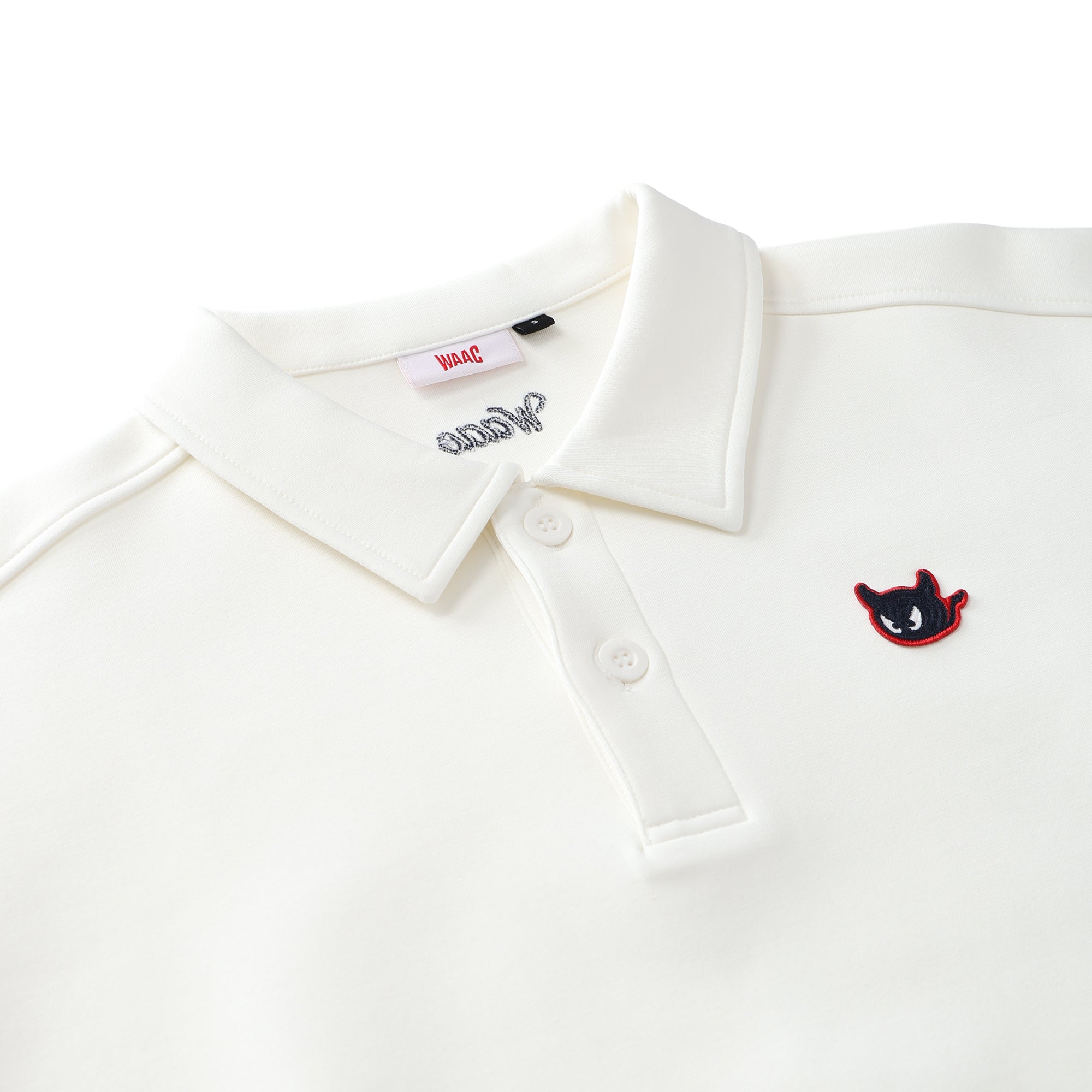 WOMEN スウェットポロ グレー