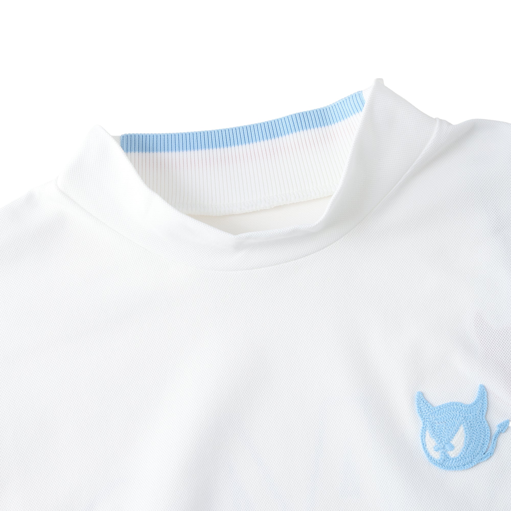 ラフロッグ　バックフレームロゴモックネックシャツ　M ゴルフフリークス】Back logo mockneck shirts(バックロゴモックネック