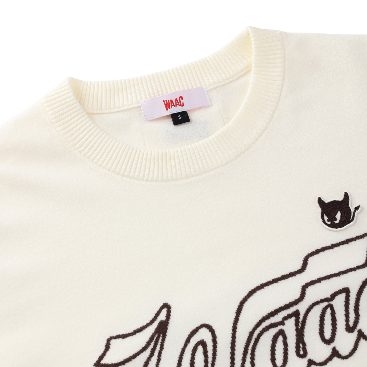 WOMEN SEASONALニットプルオーバー アイボリー