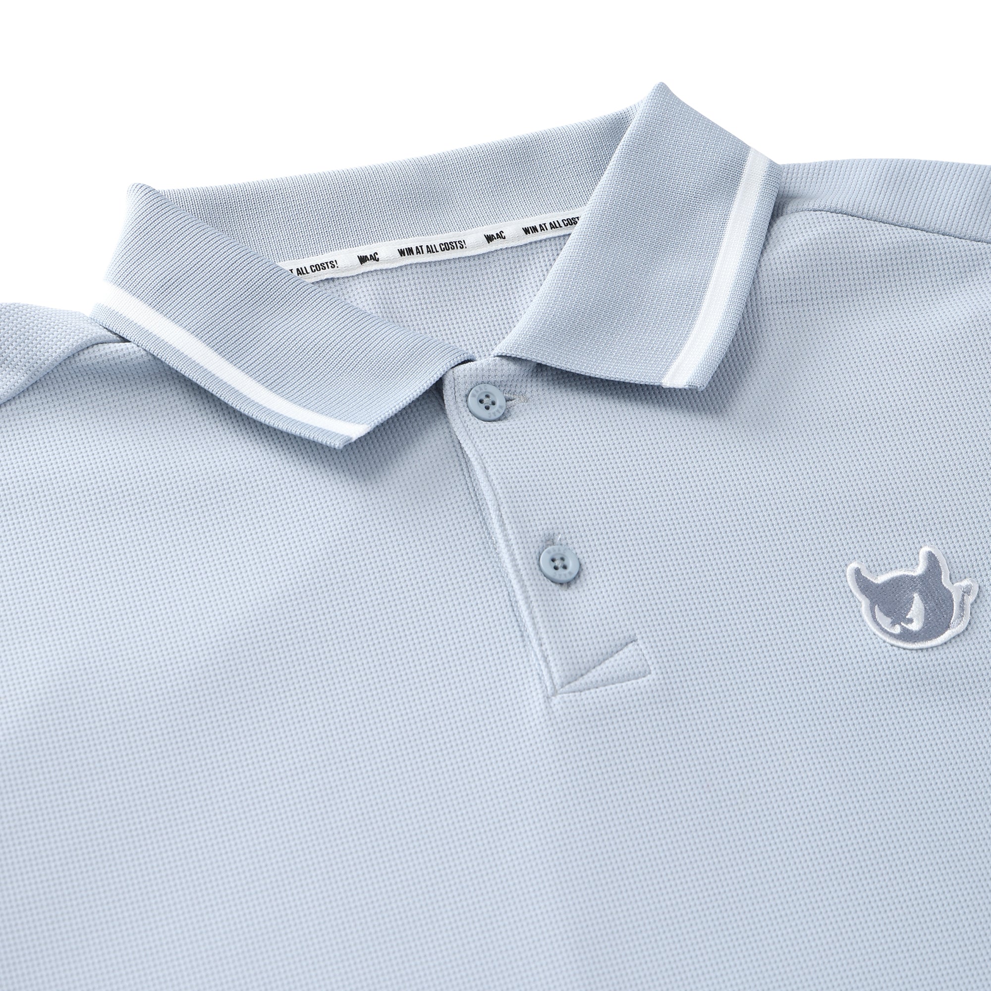 MEN サスティナブル ワッフルピケポロシャツ ネイビー