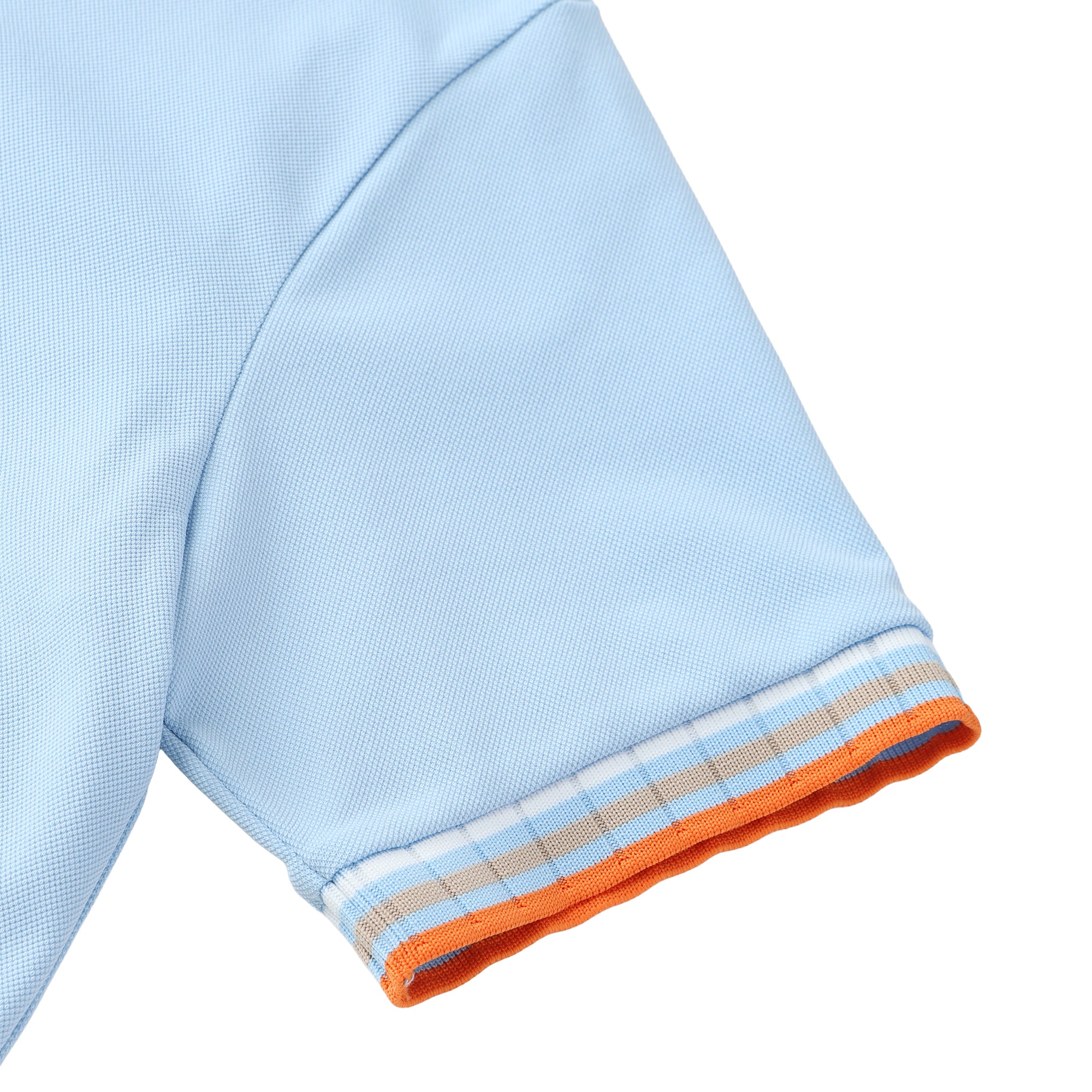 WOMEN ルーズフィットポロシャツ ライトブルー