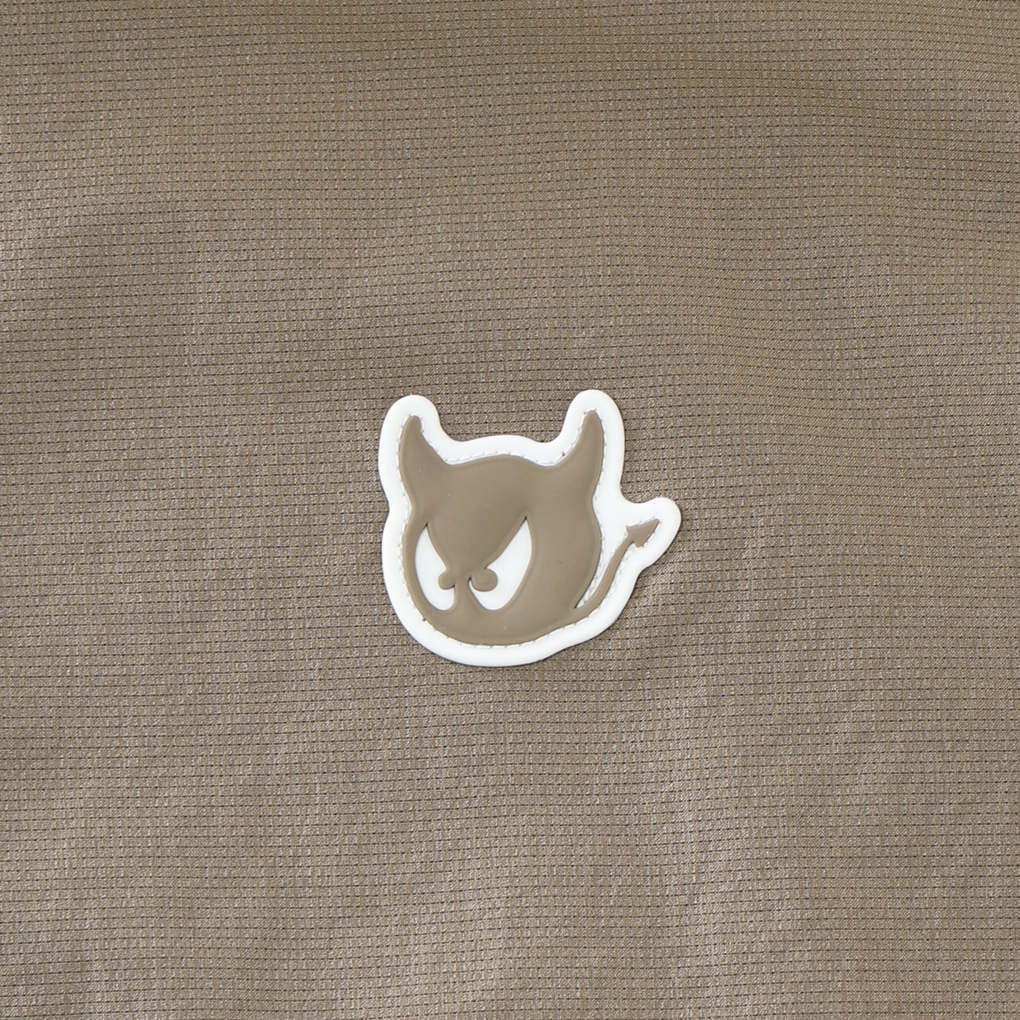 MEN COOLDOTSミニリップストップ ハーフジップ キャメル