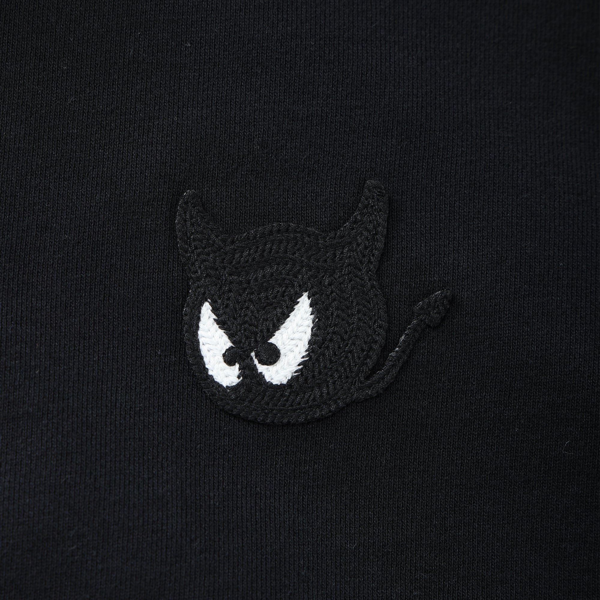 UNISEX ジップアップフーディ ブラック