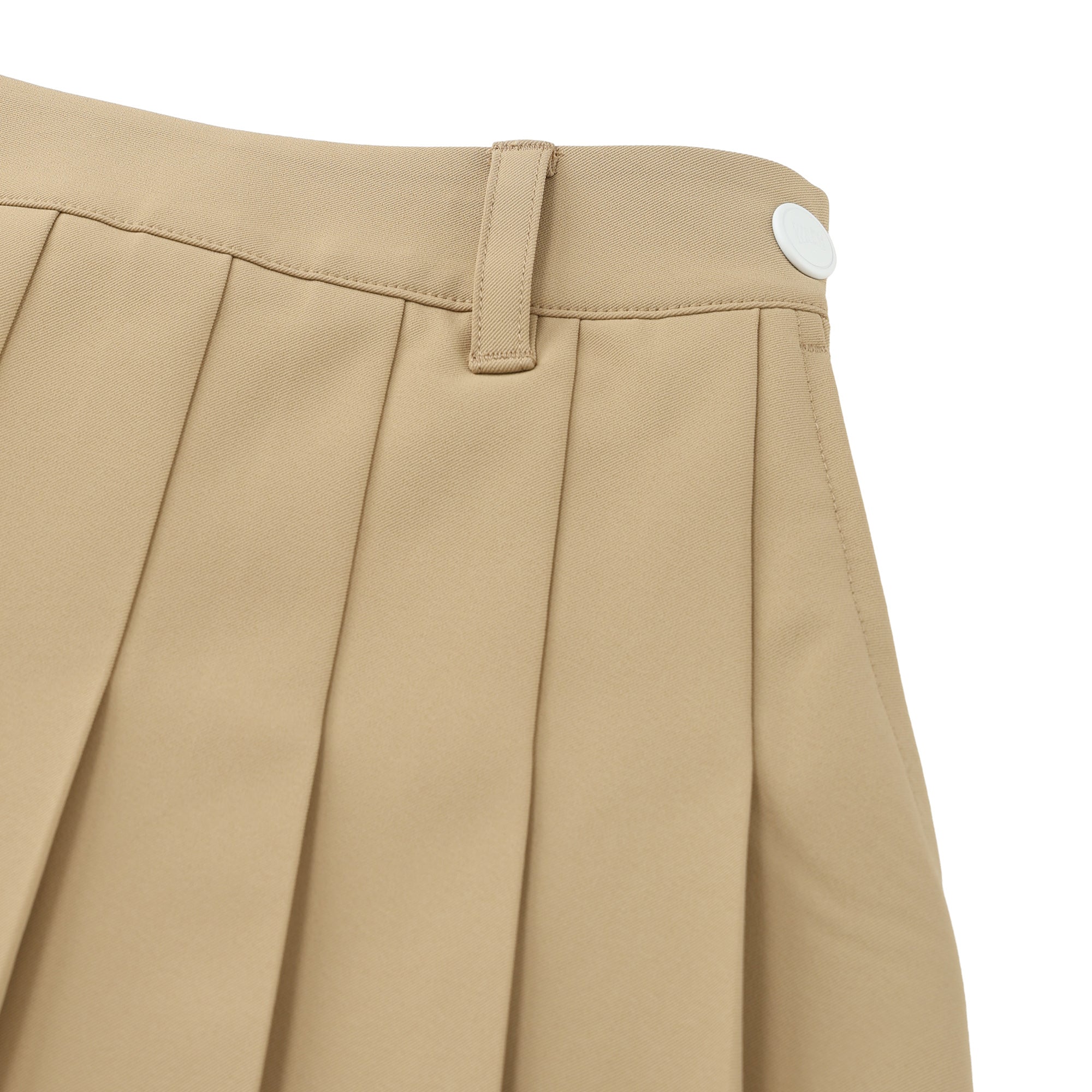 WOMEN ESSENTIALプリーツスカート ベージュ