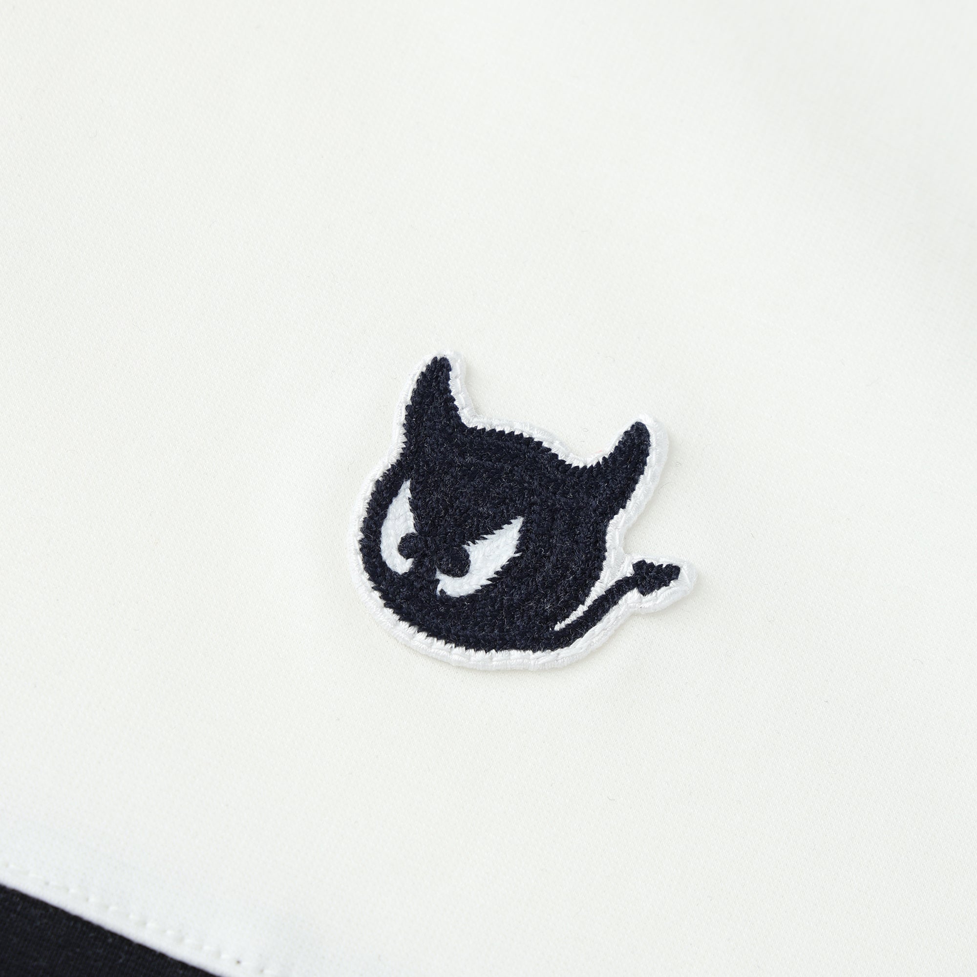 MEN カラーブロック ポンチポロ ネイビー