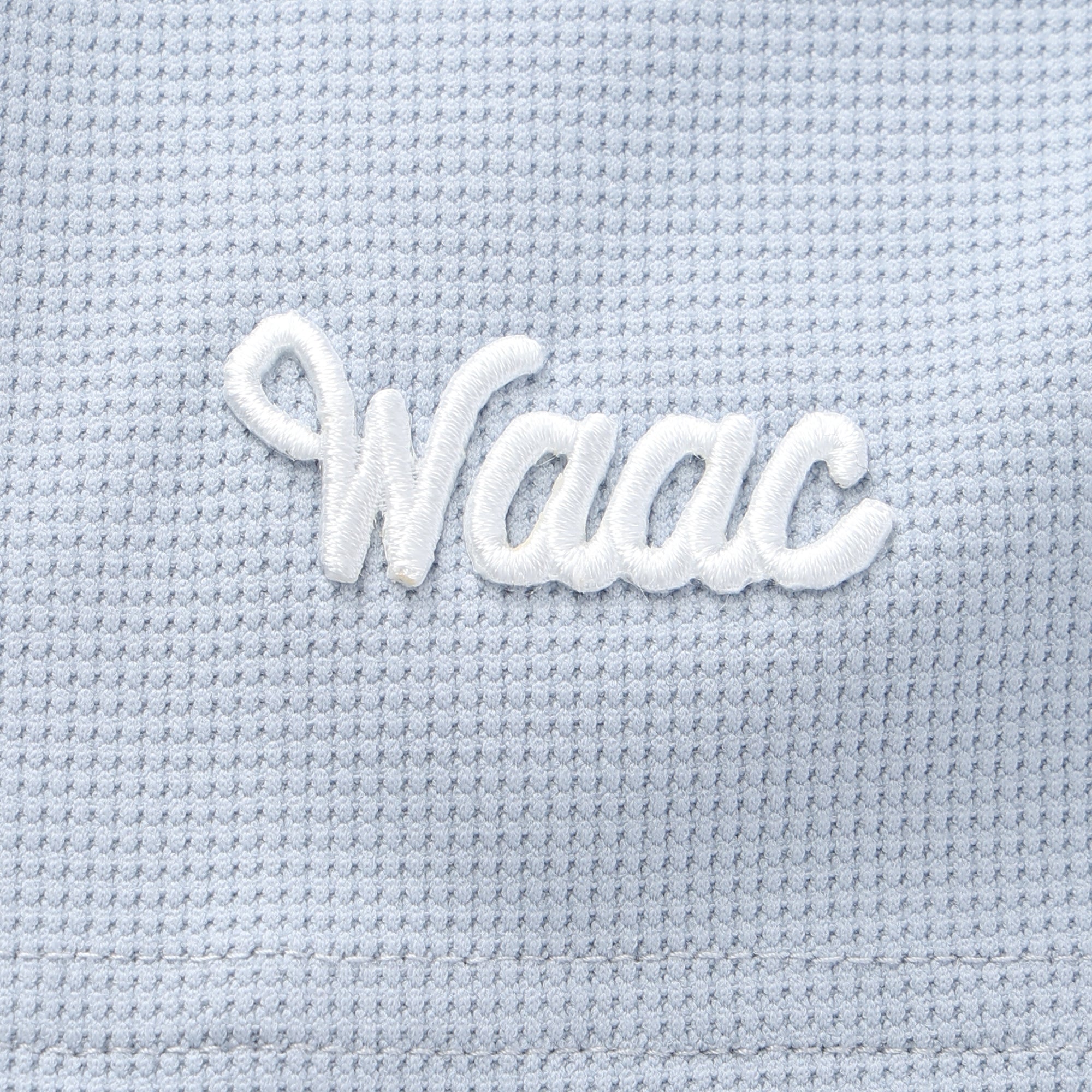 MEN サスティナブル ワッフルピケポロシャツ ネイビー