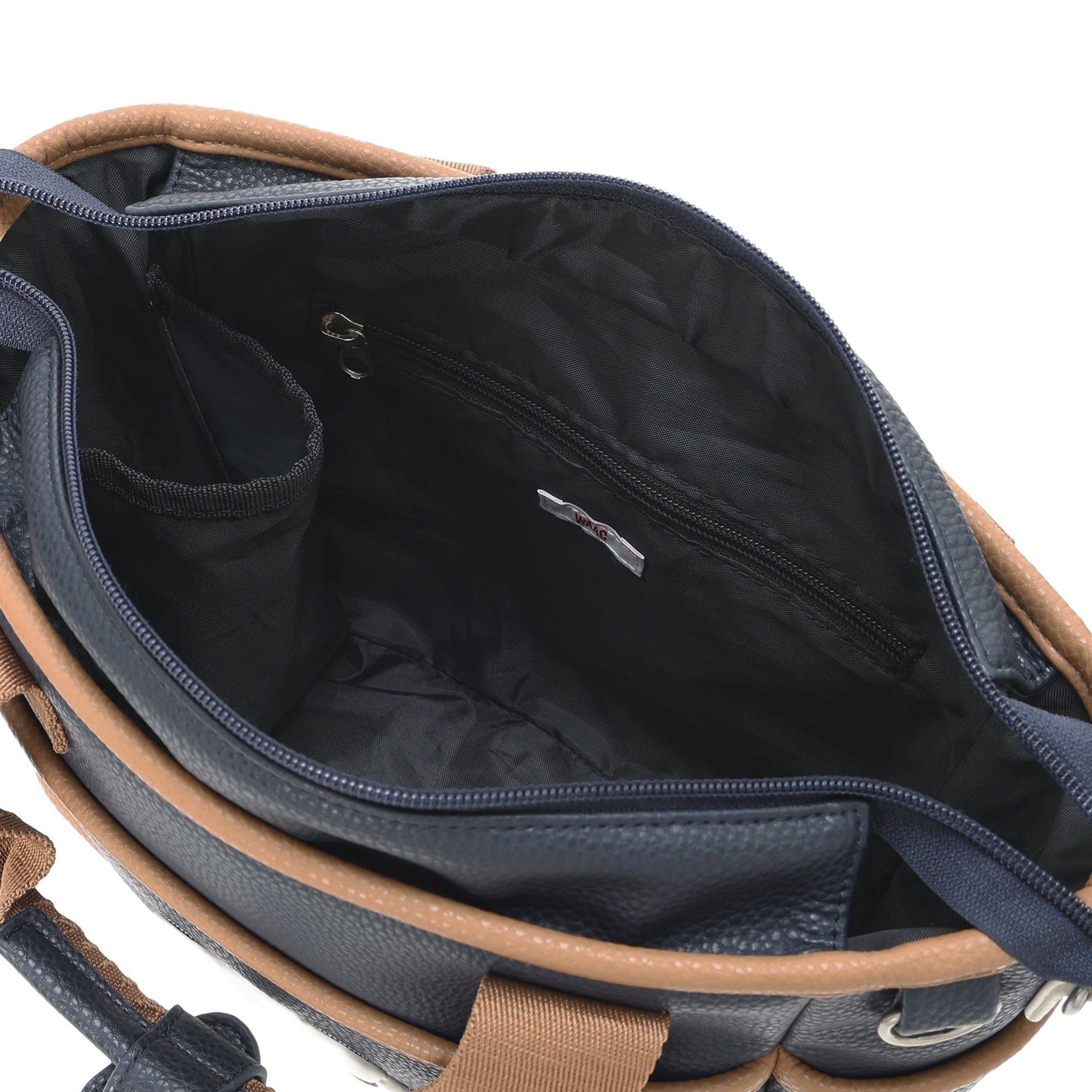 Grainy Synthetic Leather カートバッグ ネイビー