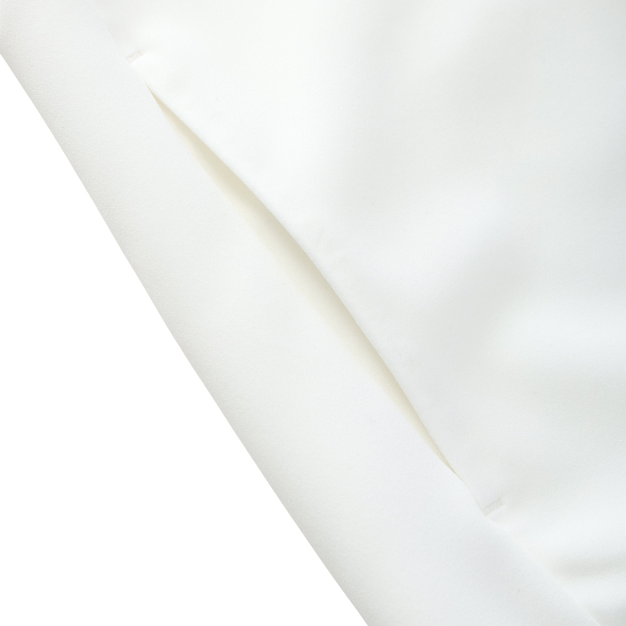 WOMEN バックロゴ ダンボールニットフーディー ホワイト