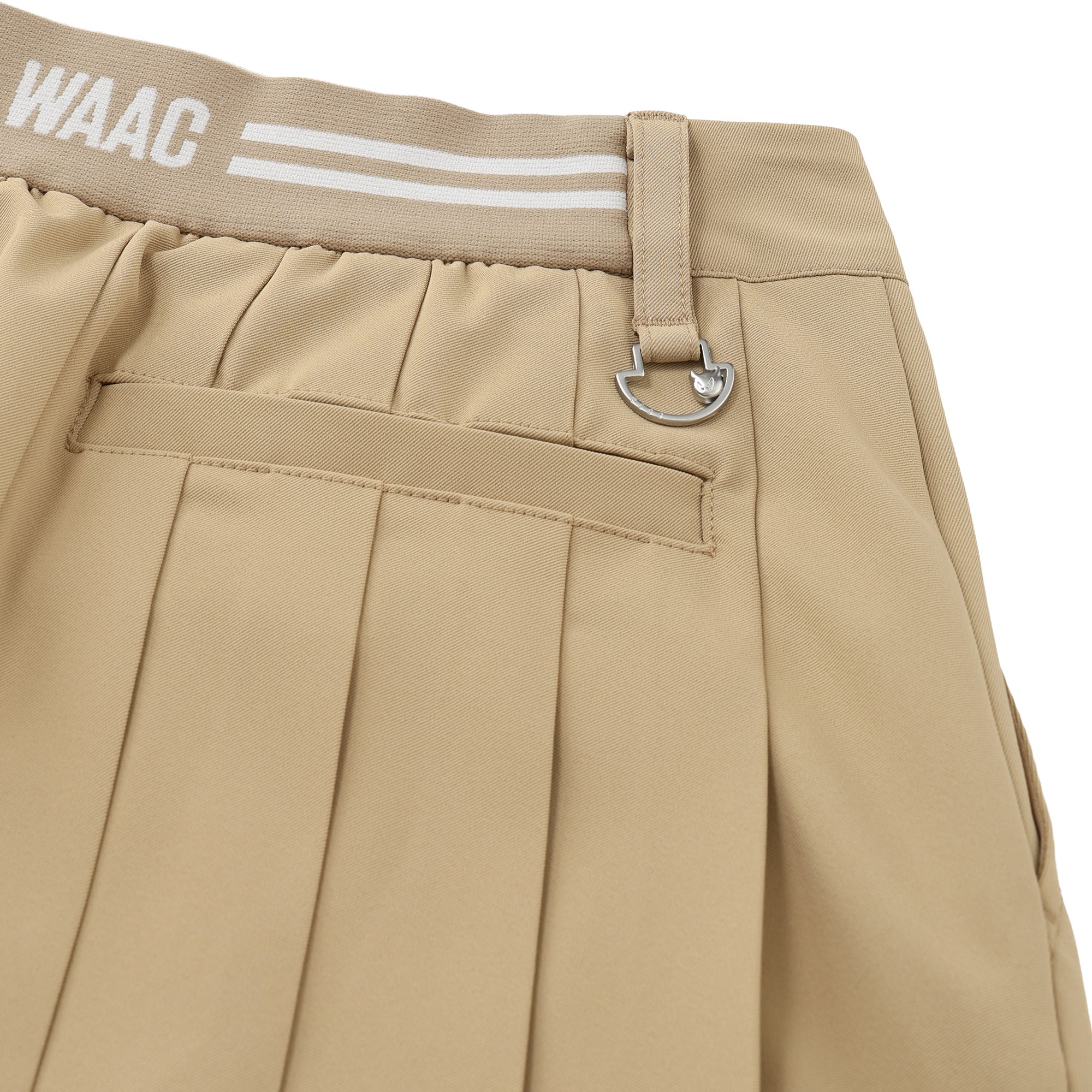 WOMEN ESSENTIALプリーツスカート ベージュ