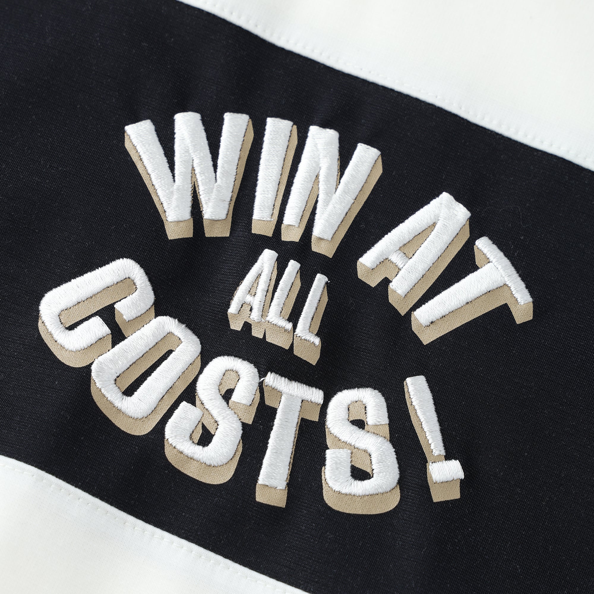 MEN カラーブロック ポンチポロ ネイビー