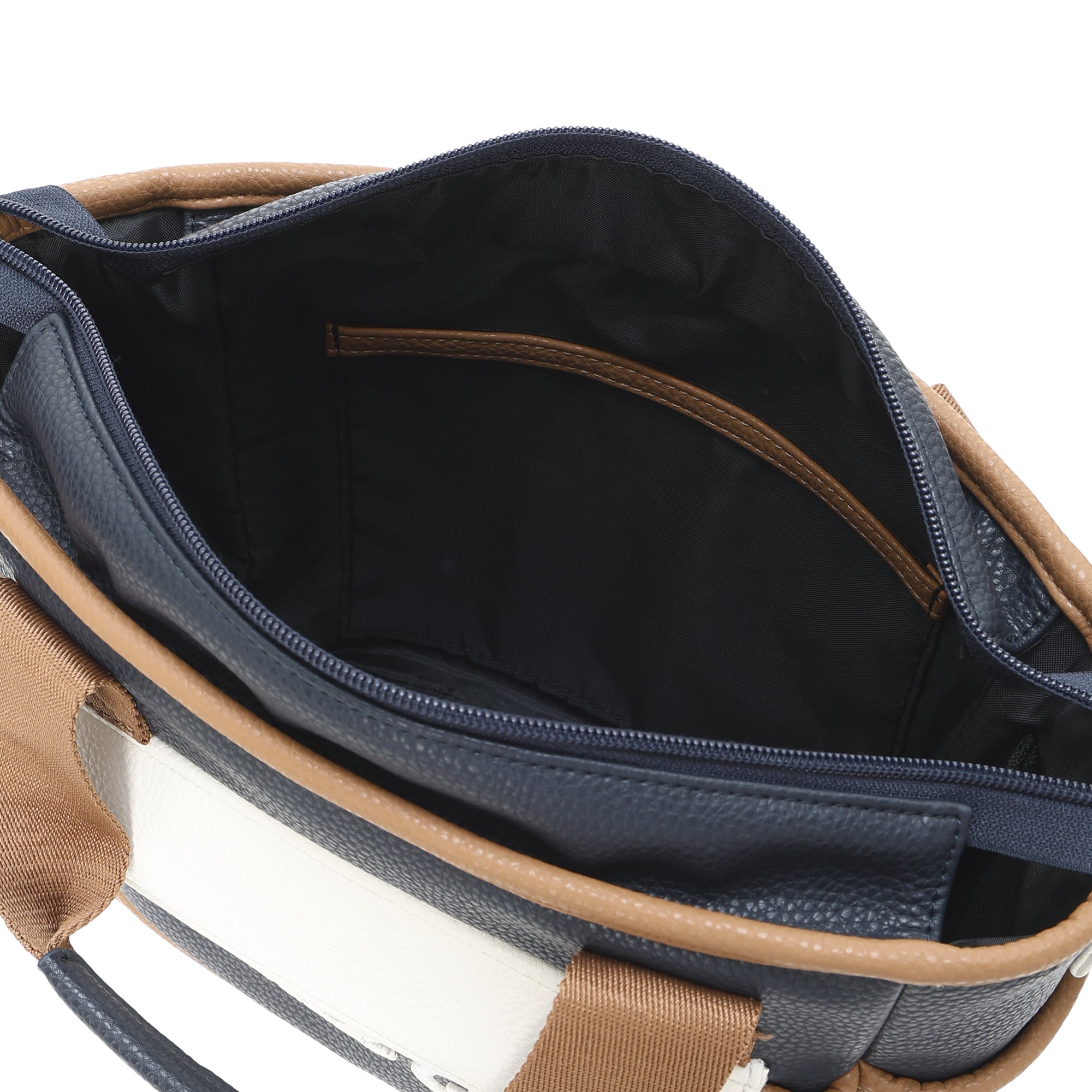 Grainy Synthetic Leather カートバッグ ネイビー