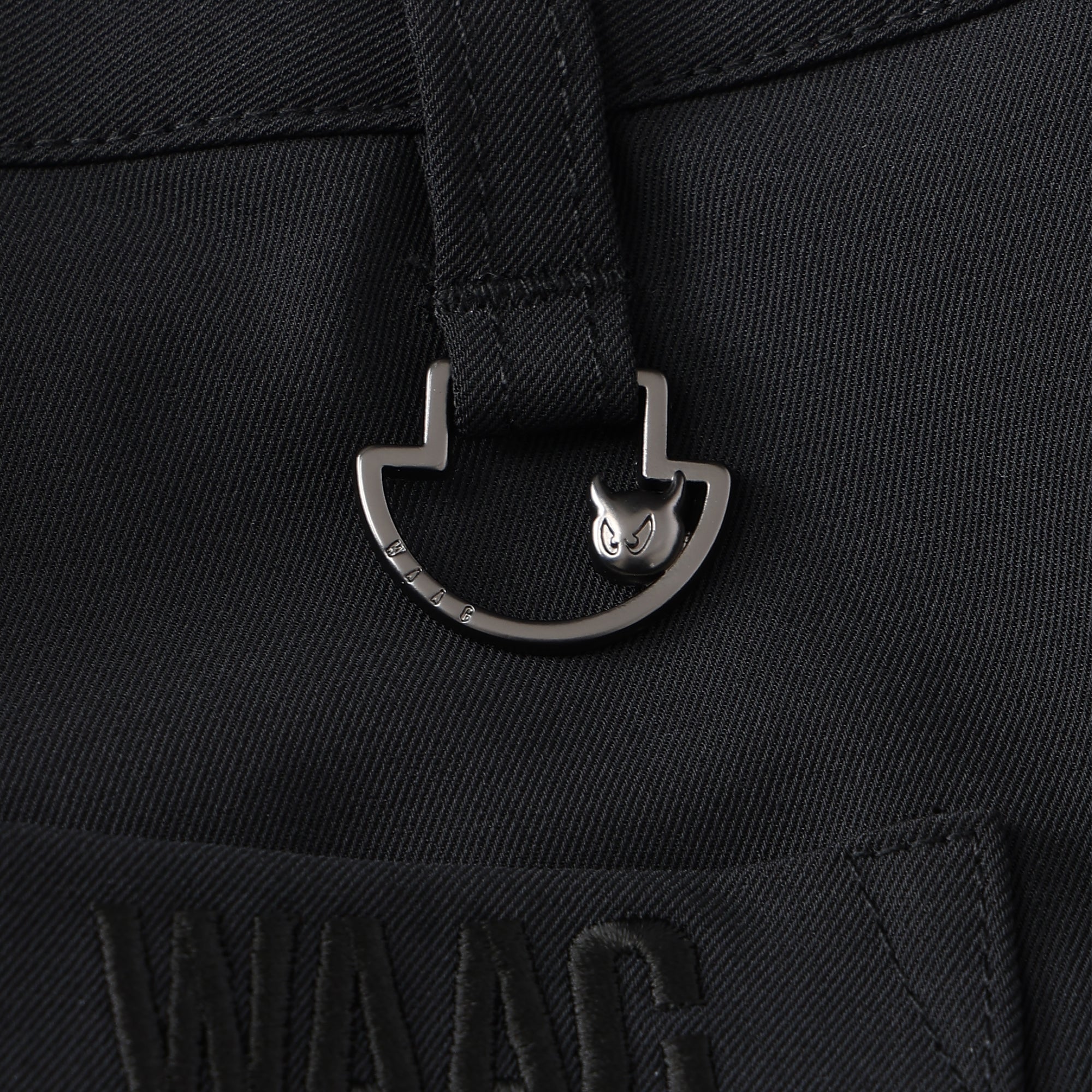 WOMEN 2WAYストレッチ セミフレアパンツ ブラック