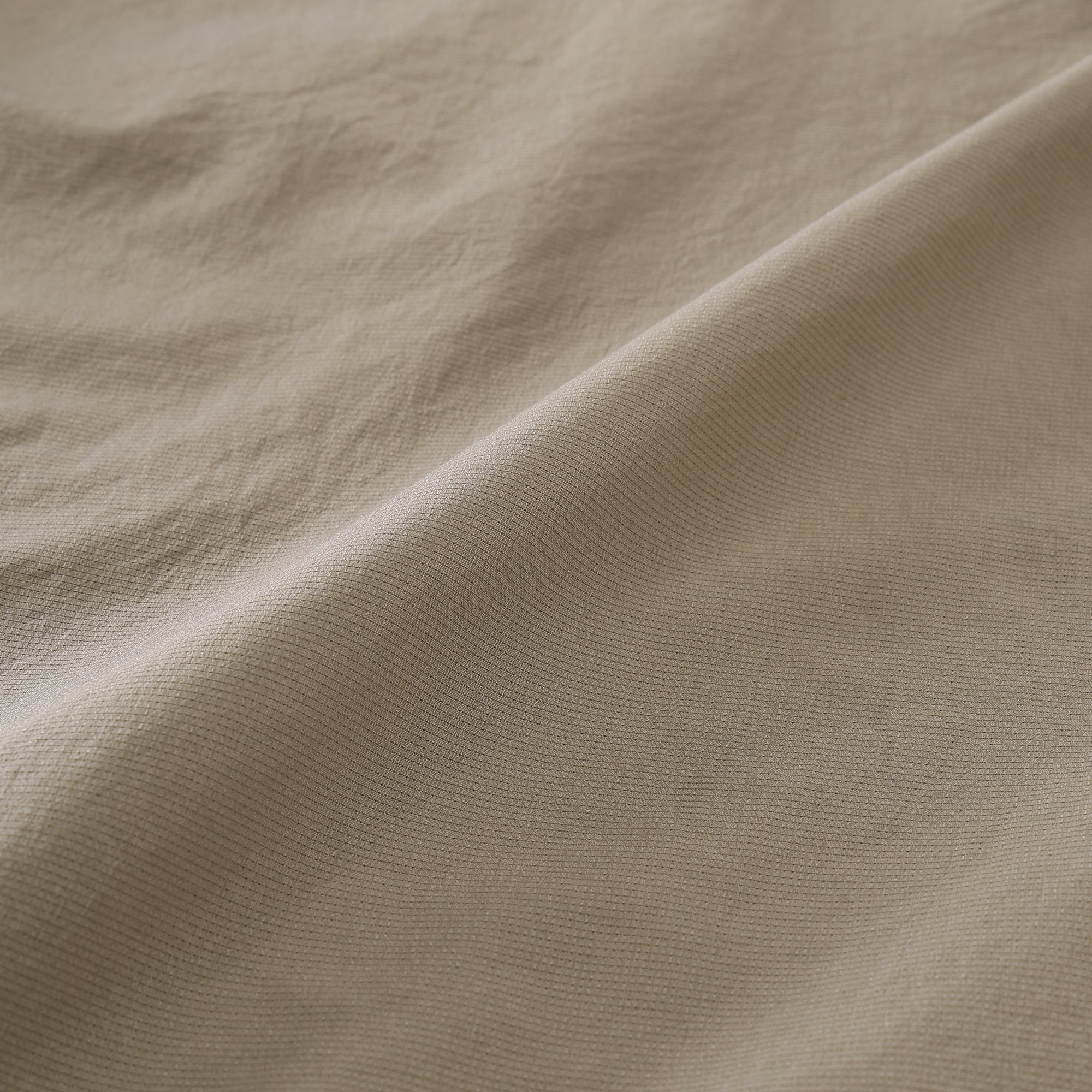 MEN COOLDOTSミニリップストップ ハーフジップ キャメル