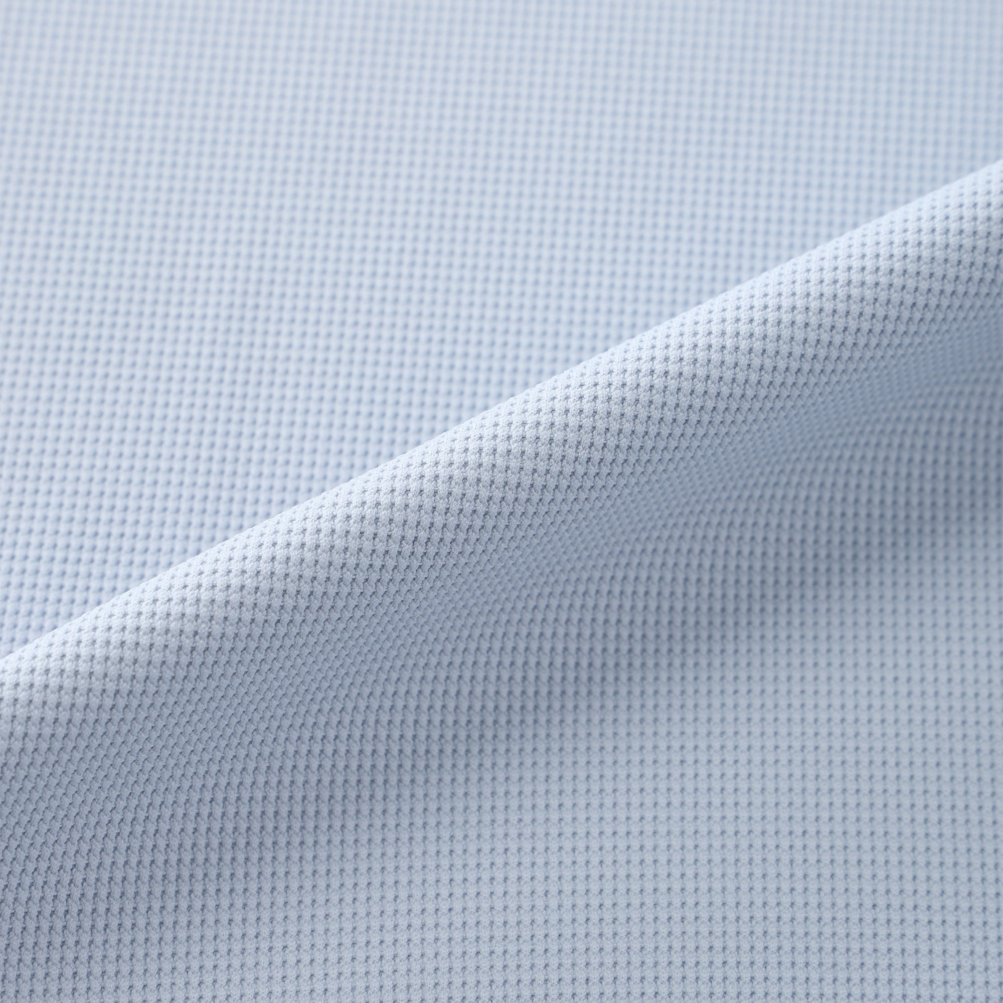 MEN サスティナブル ワッフルピケポロシャツ ネイビー