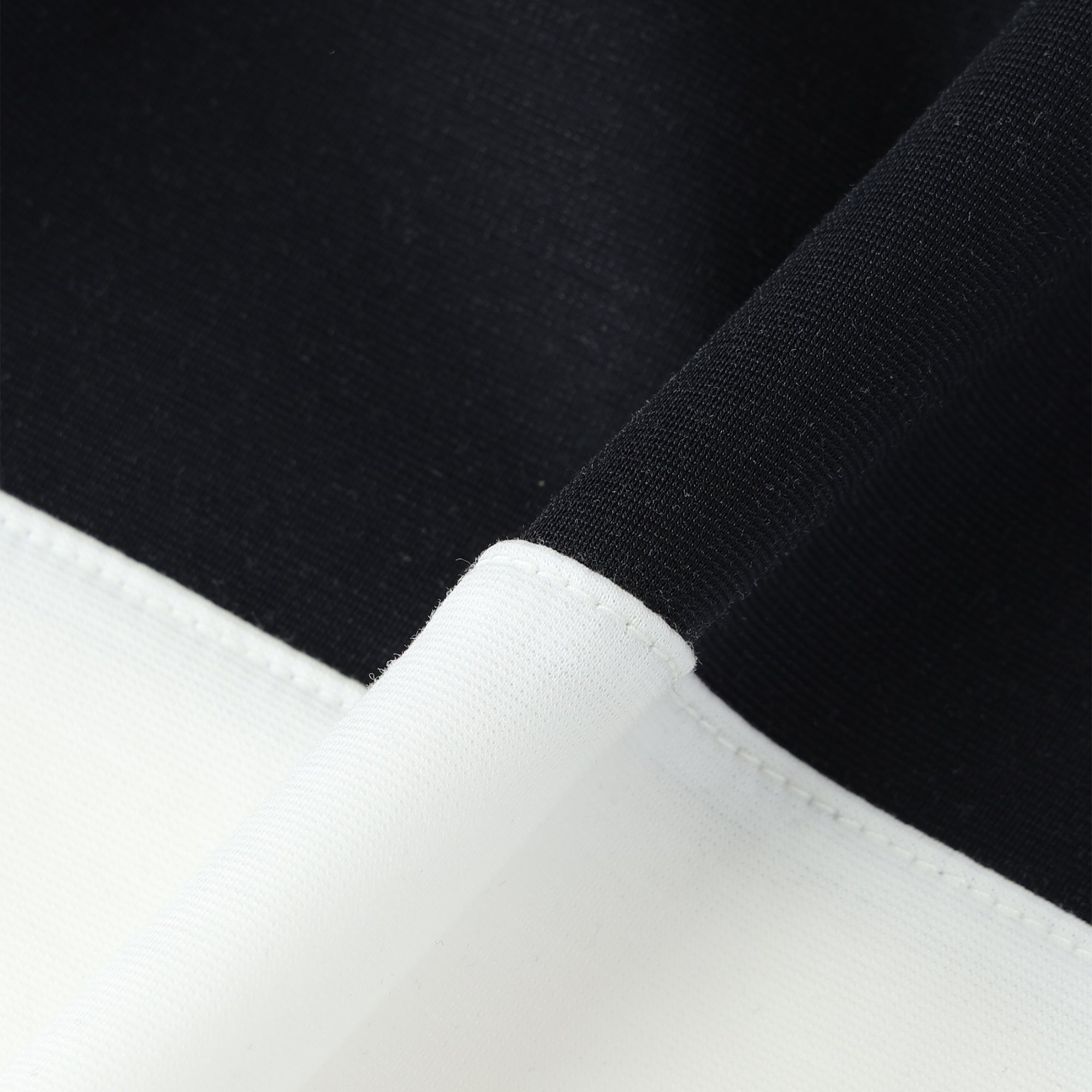 MEN カラーブロック ポンチポロ ネイビー