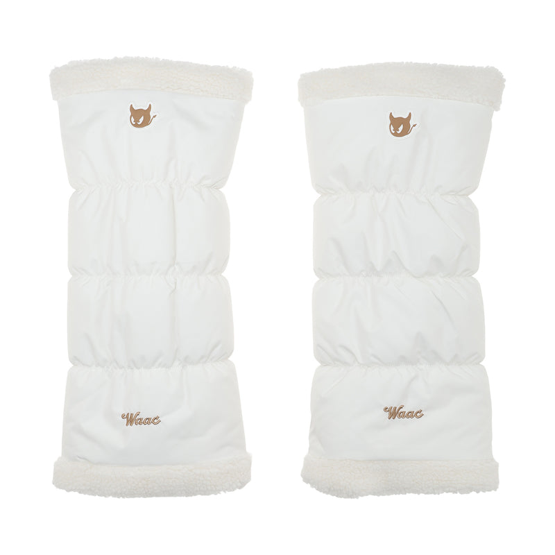WOMEN レッグウォーマー アイボリー