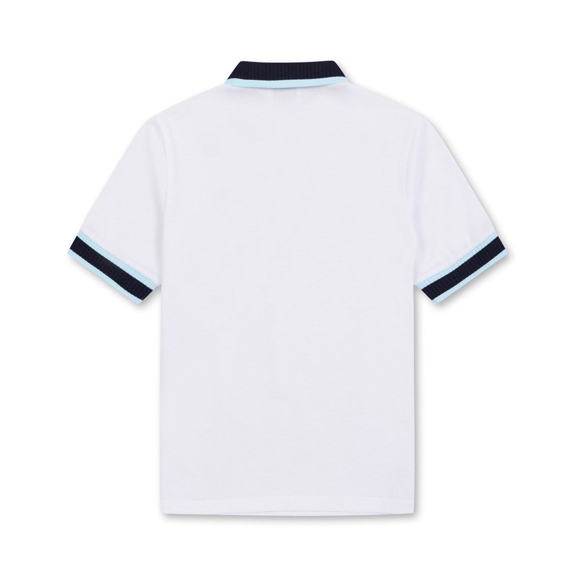 【25SS 新作】WOMEN リブルーズフィットポロシャツ ホワイト