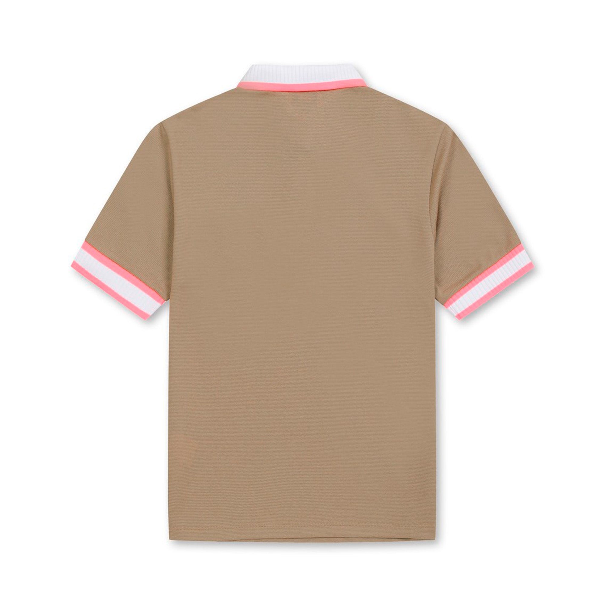 【25SS 新作｜一部店舗限定】WOMEN リブルーズフィットポロシャツ ベージュ