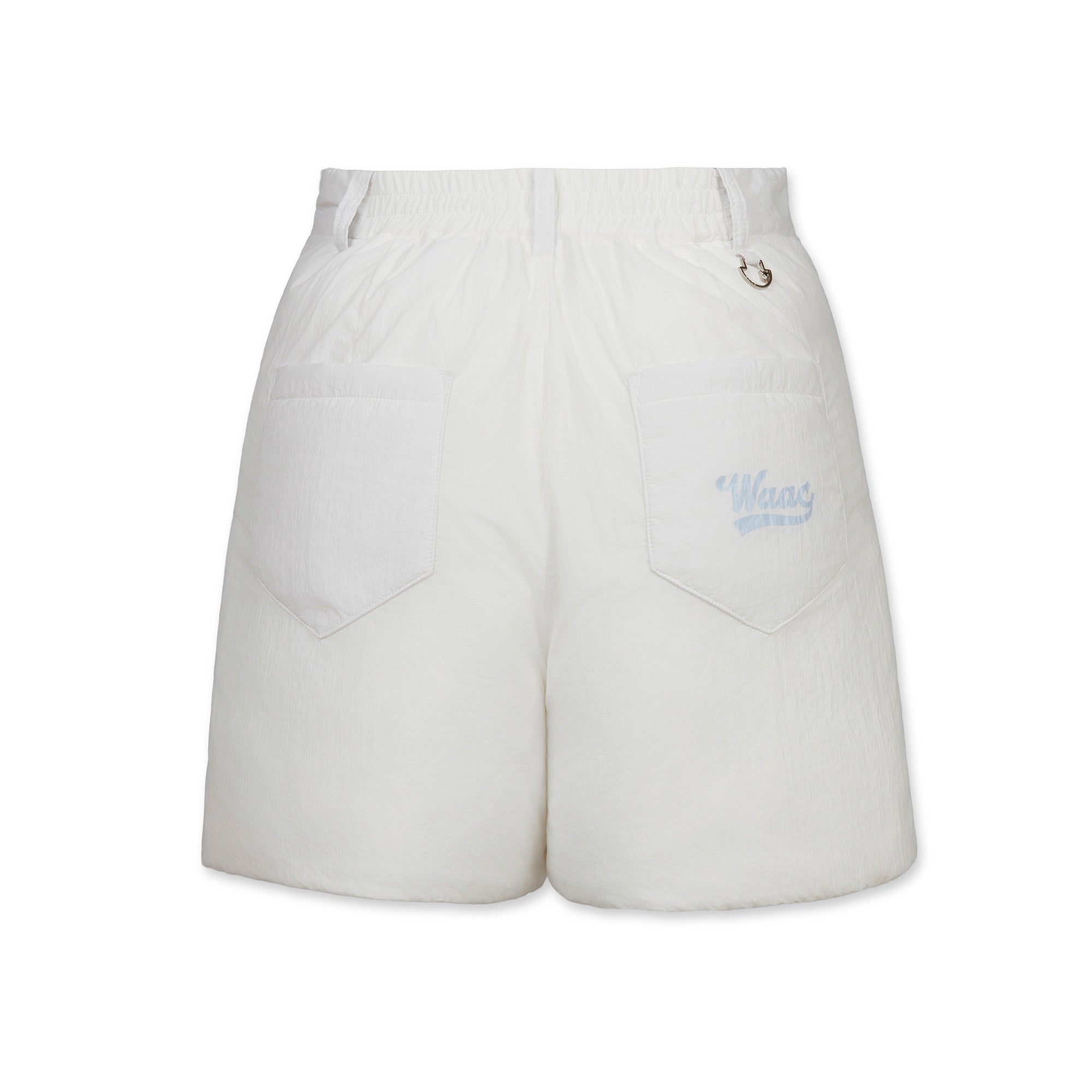 ワックWAACのフレアショートパンツ白 WOMENS > パンツ・ショートパンツ