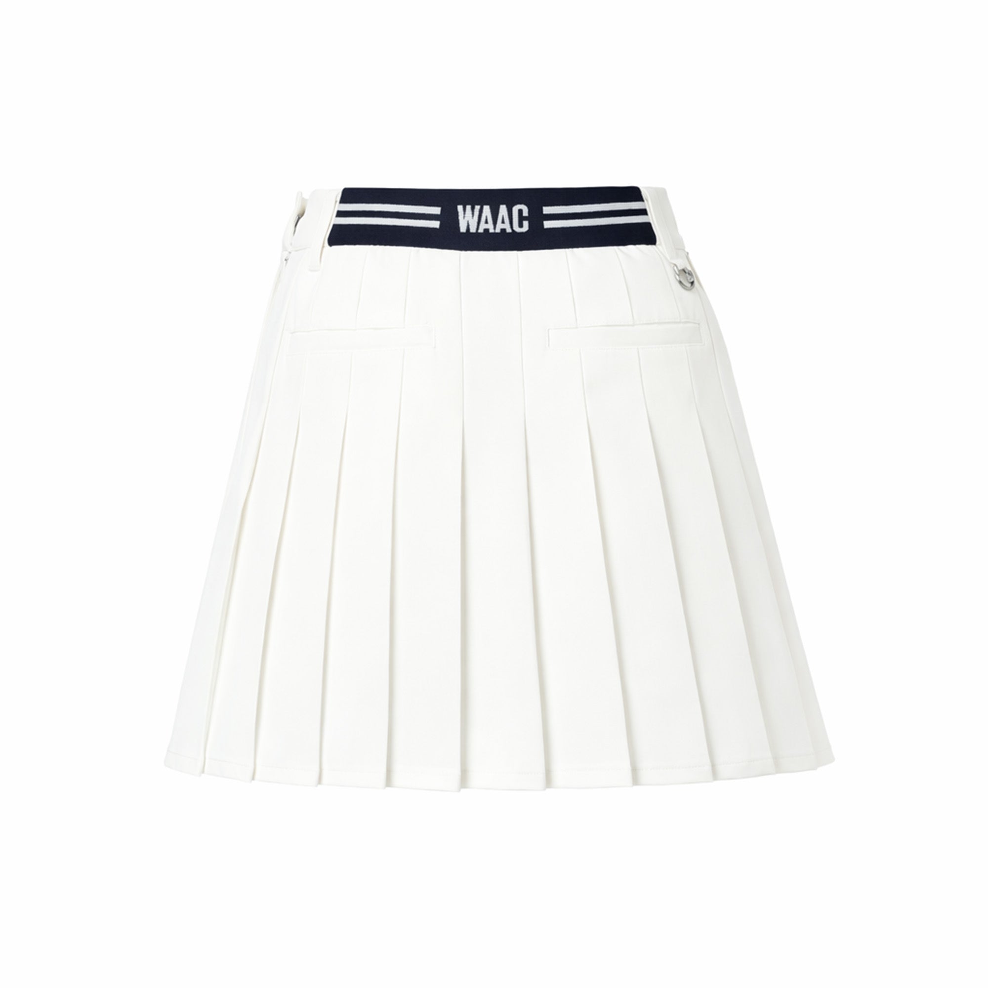 WOMEN ESSENTIALプリーツスカート ホワイト