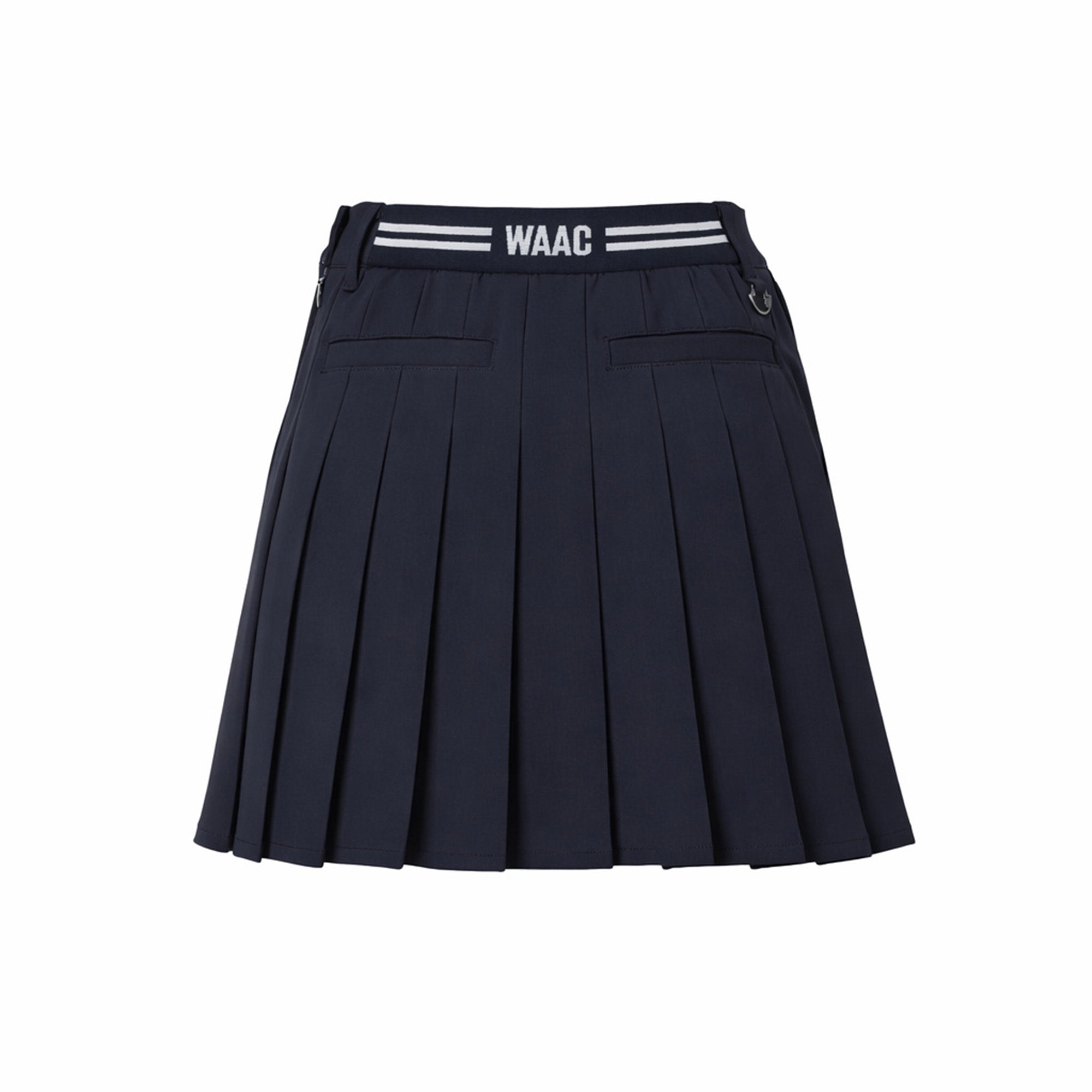 WOMEN ESSENTIALプリーツスカート ネイビー