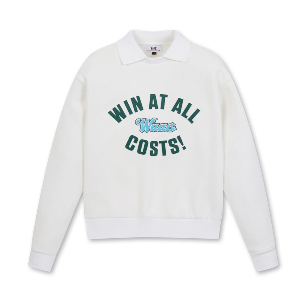 WOMENS ソフトタッチロゴスウェット アイボリー/072342052