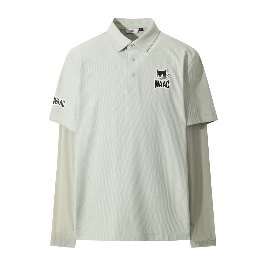 MEN  サンシールド ハイブリットポロシャツ カーキ