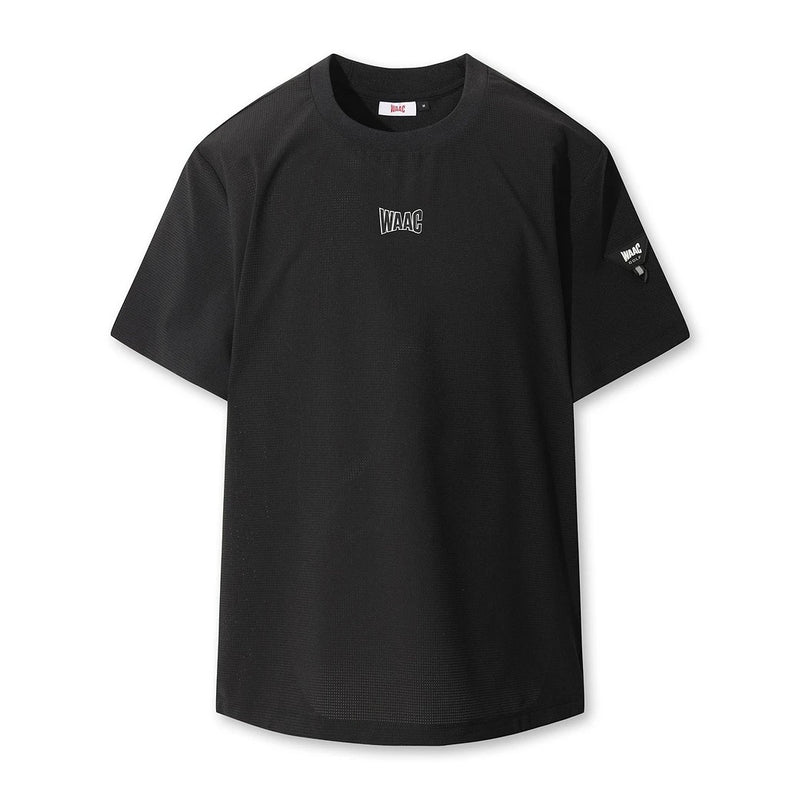 MEN エアドット ルーズフィットプルオーバー ブラック