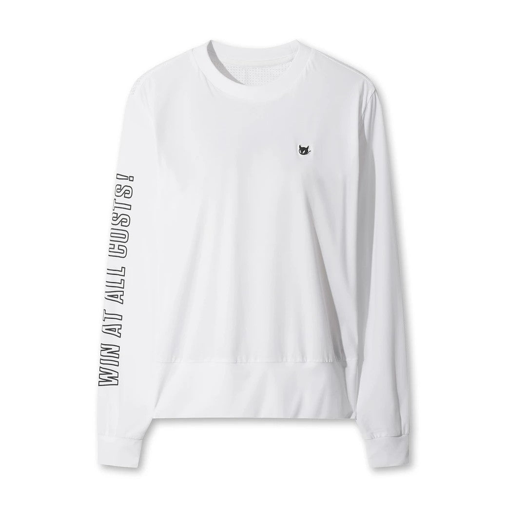 WOMEN クールパンチング スウェットTシャツ ホワイト