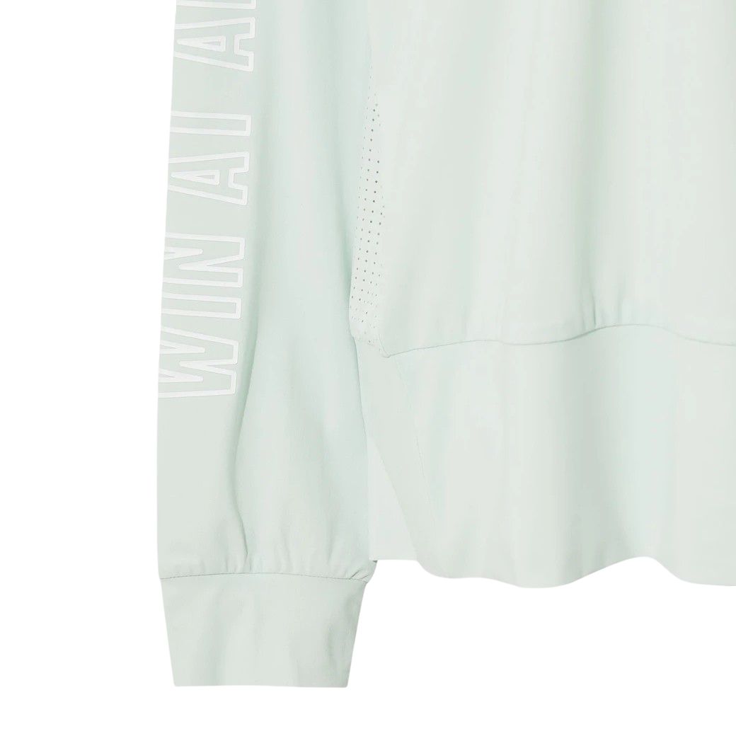 WOMEN クールパンチング スウェットTシャツ ミント