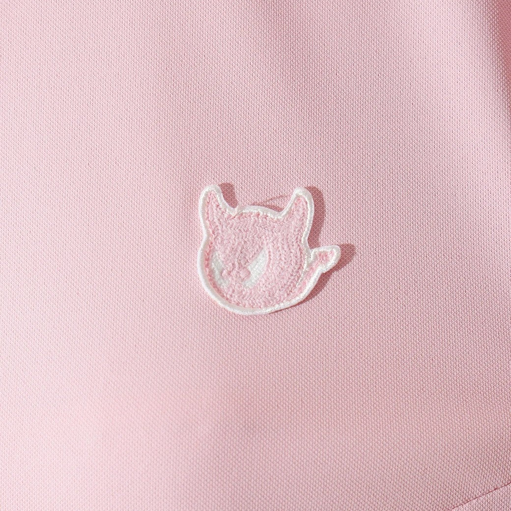 WOMEN サマーピケ バッグロゴポロ ピンク