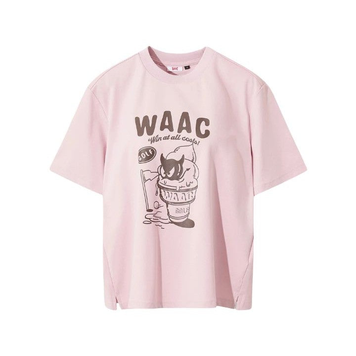 WOMEN オーバーフィット ICE CREAM WAAKCY Tシャツ ピンク