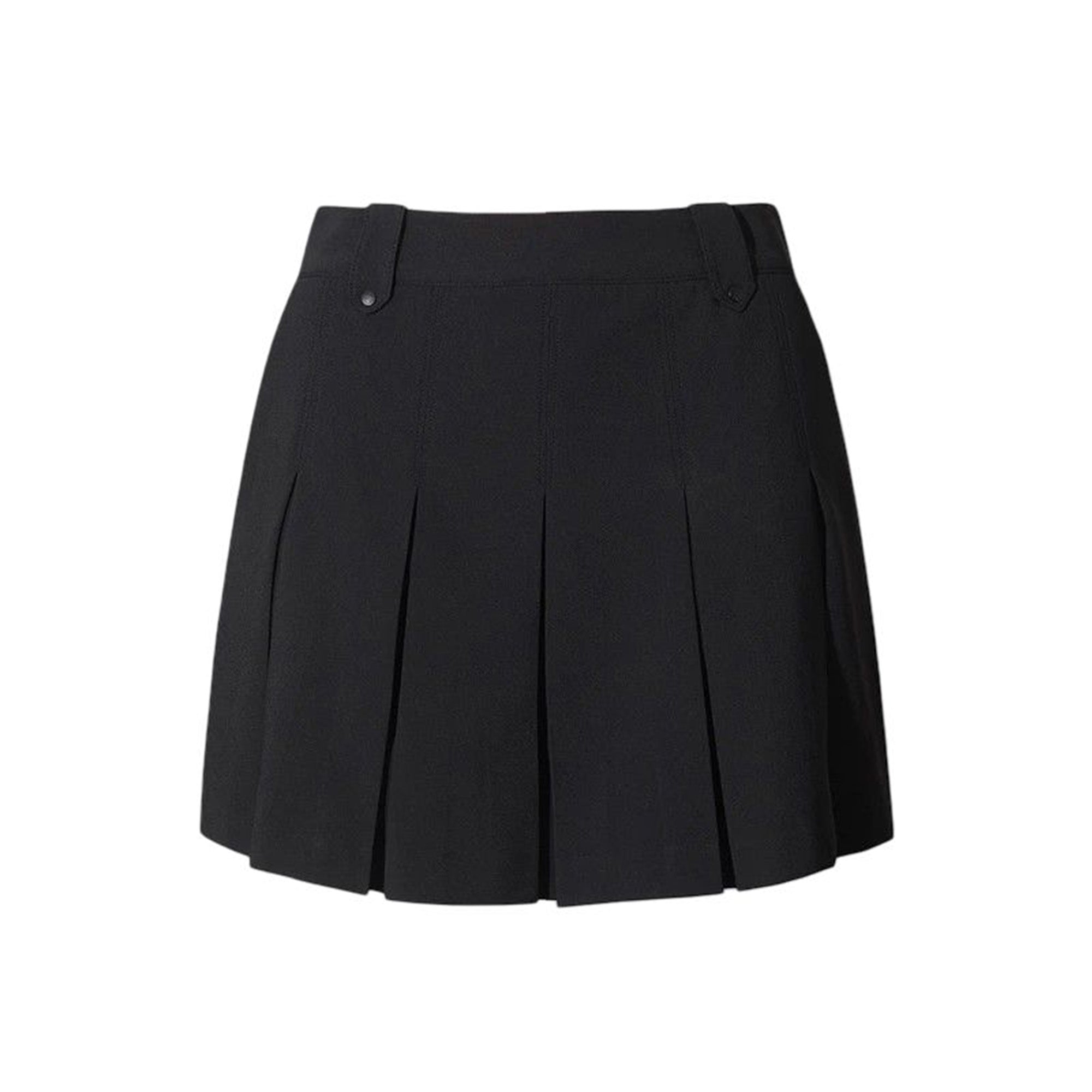 WOMEN ESSENTIAL プリーツスカート ブラック