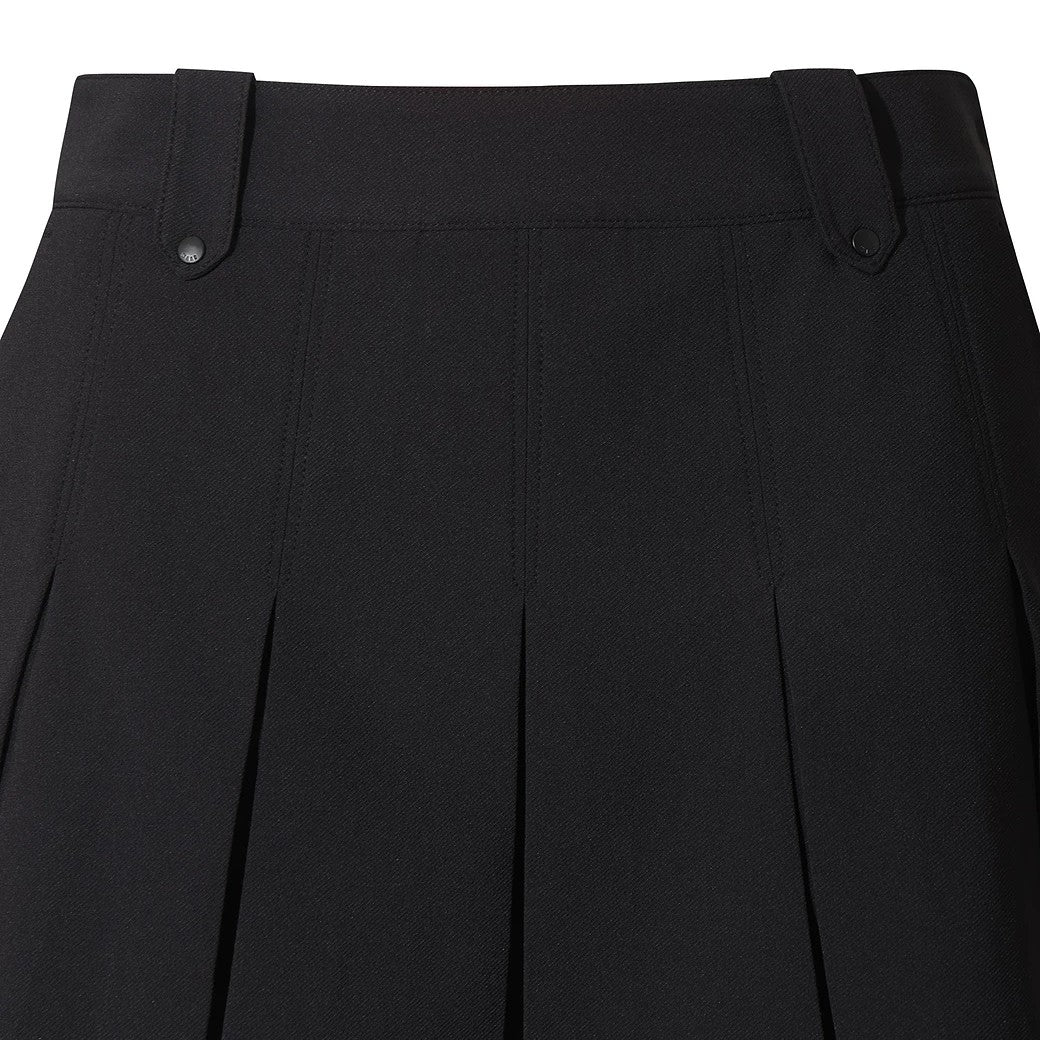 WOMEN ESSENTIAL プリーツスカート ブラック