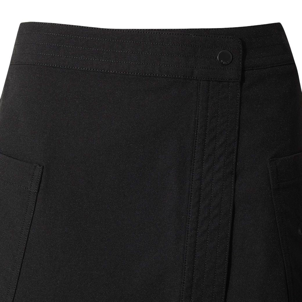 WOMEN Aライン アシンメトリースカート ブラック